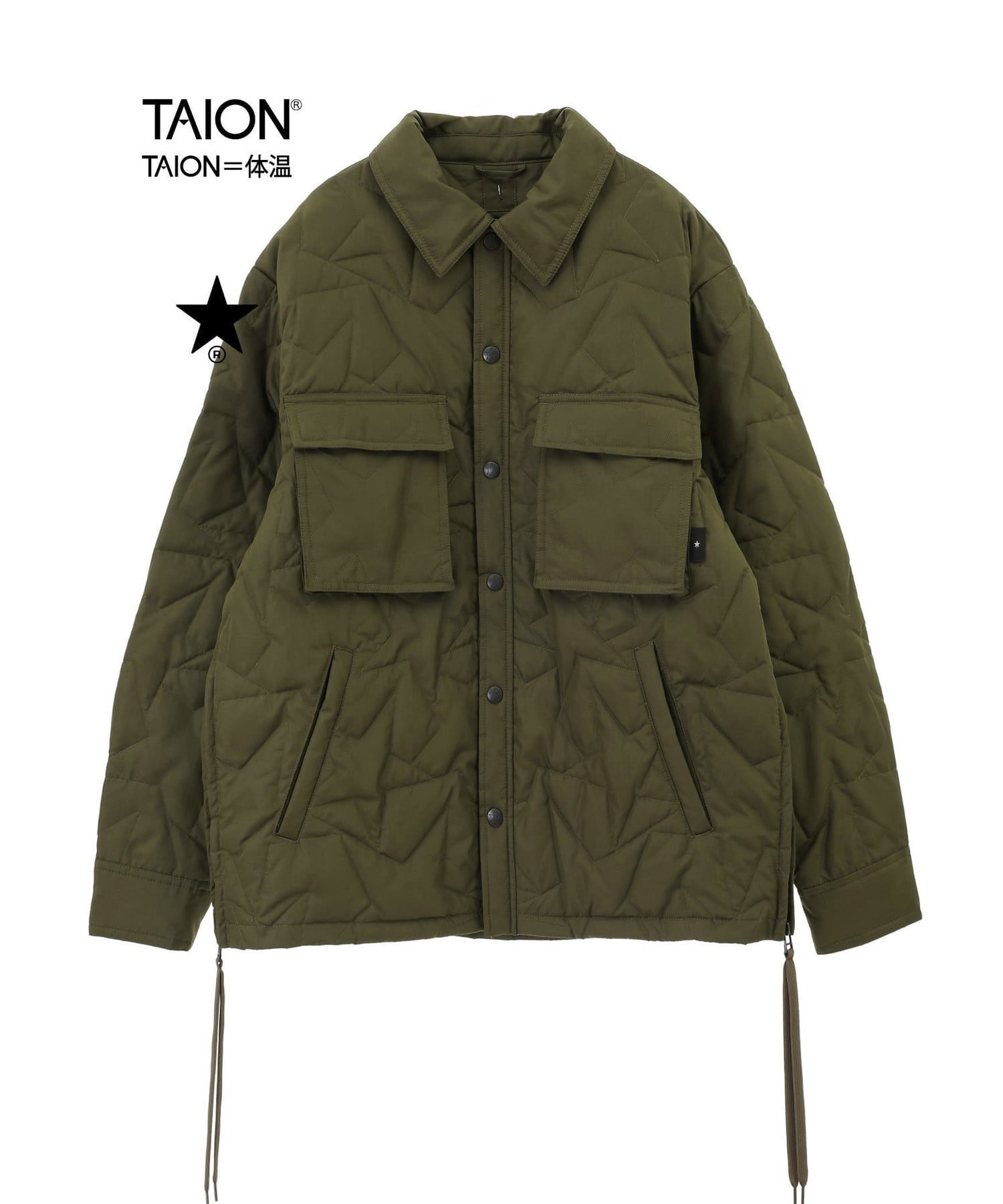 CONVERSE TOKYO｜【TAION】MILITARY STAR☆ QUILTING CPO JACKET