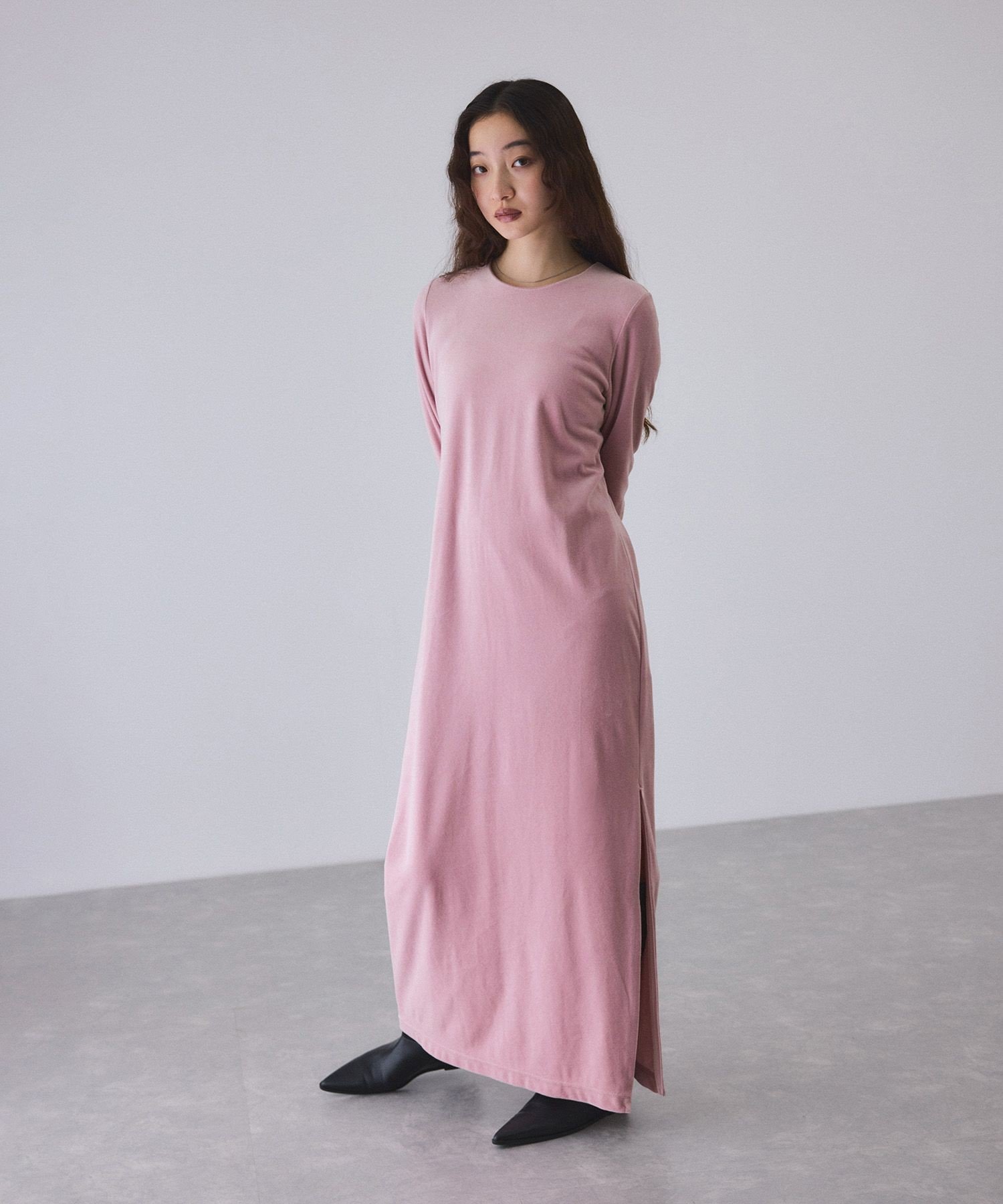 ADAM ET ROPE'｜ベロア BOTANICAL DYED DRESS | Rakuten Fashion(楽天
