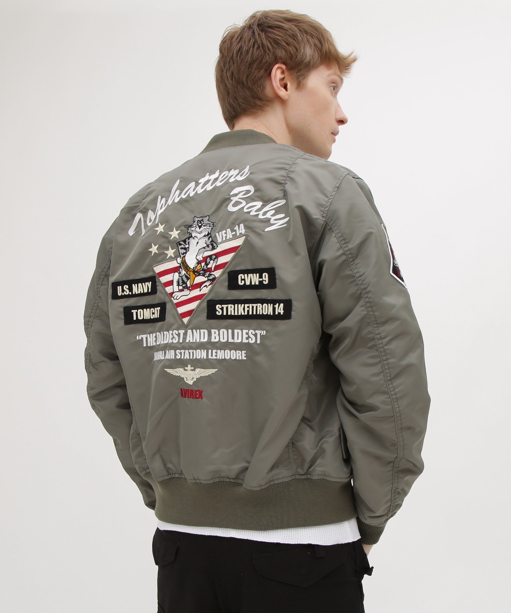 AVIREX｜《WEB&DEPOT限定》LIGHT MA-1 TOPHATTERS | Rakuten Fashion