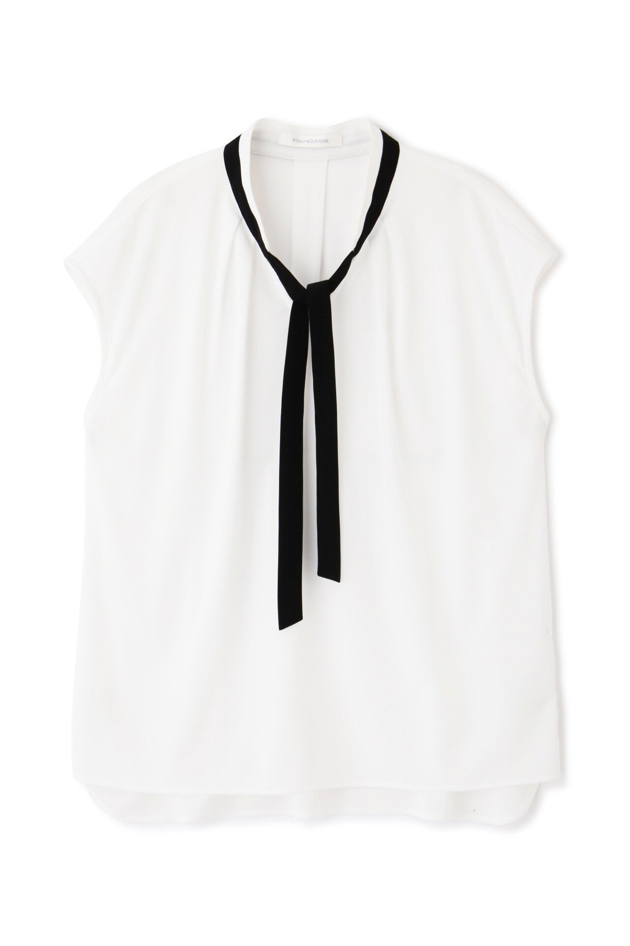 PINKY&DIANNE｜◇バイカラーボウタイカットソー | Rakuten Fashion