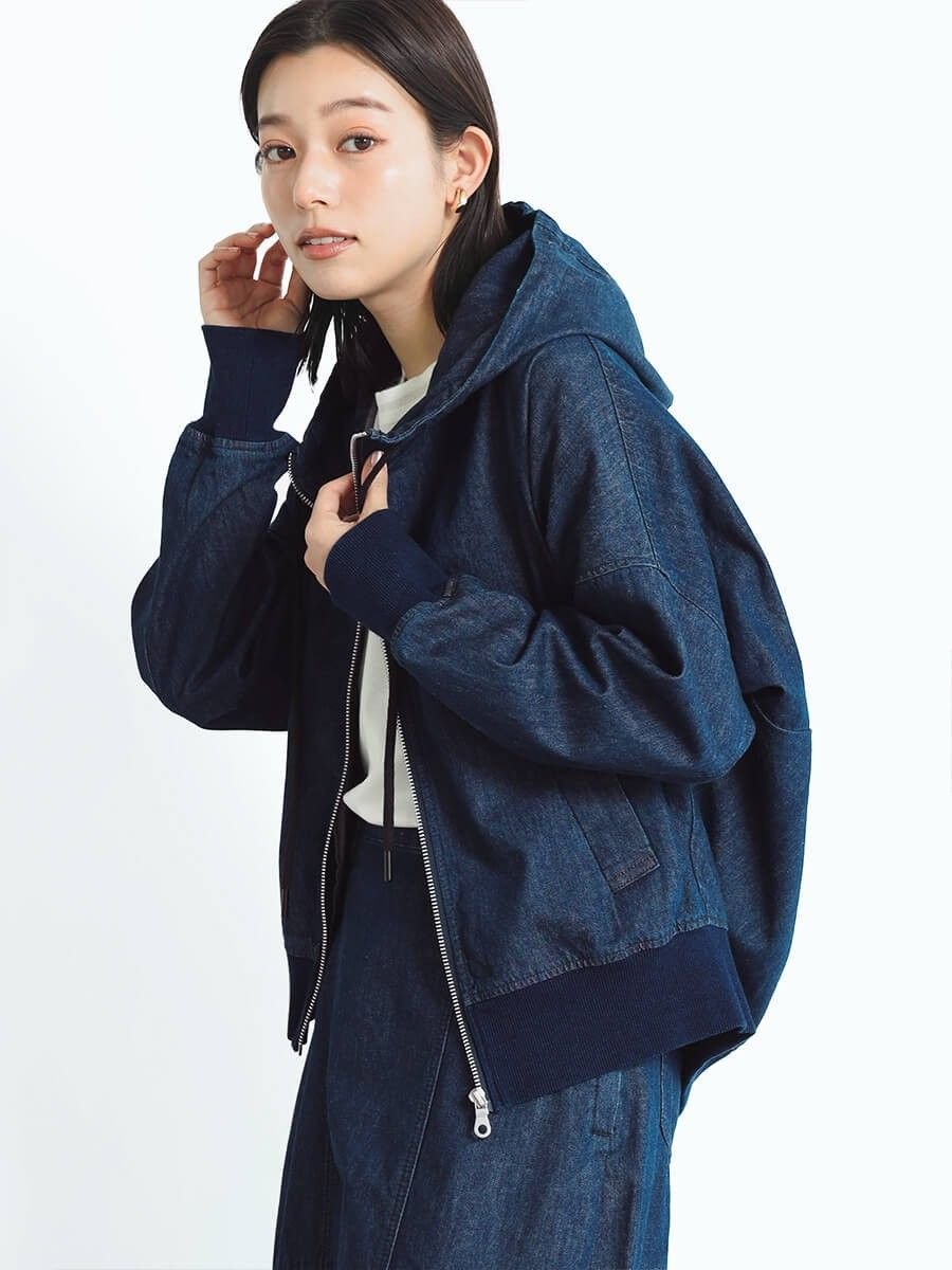 Vin｜フード付きデニムアウター | Rakuten Fashion(楽天ファッション