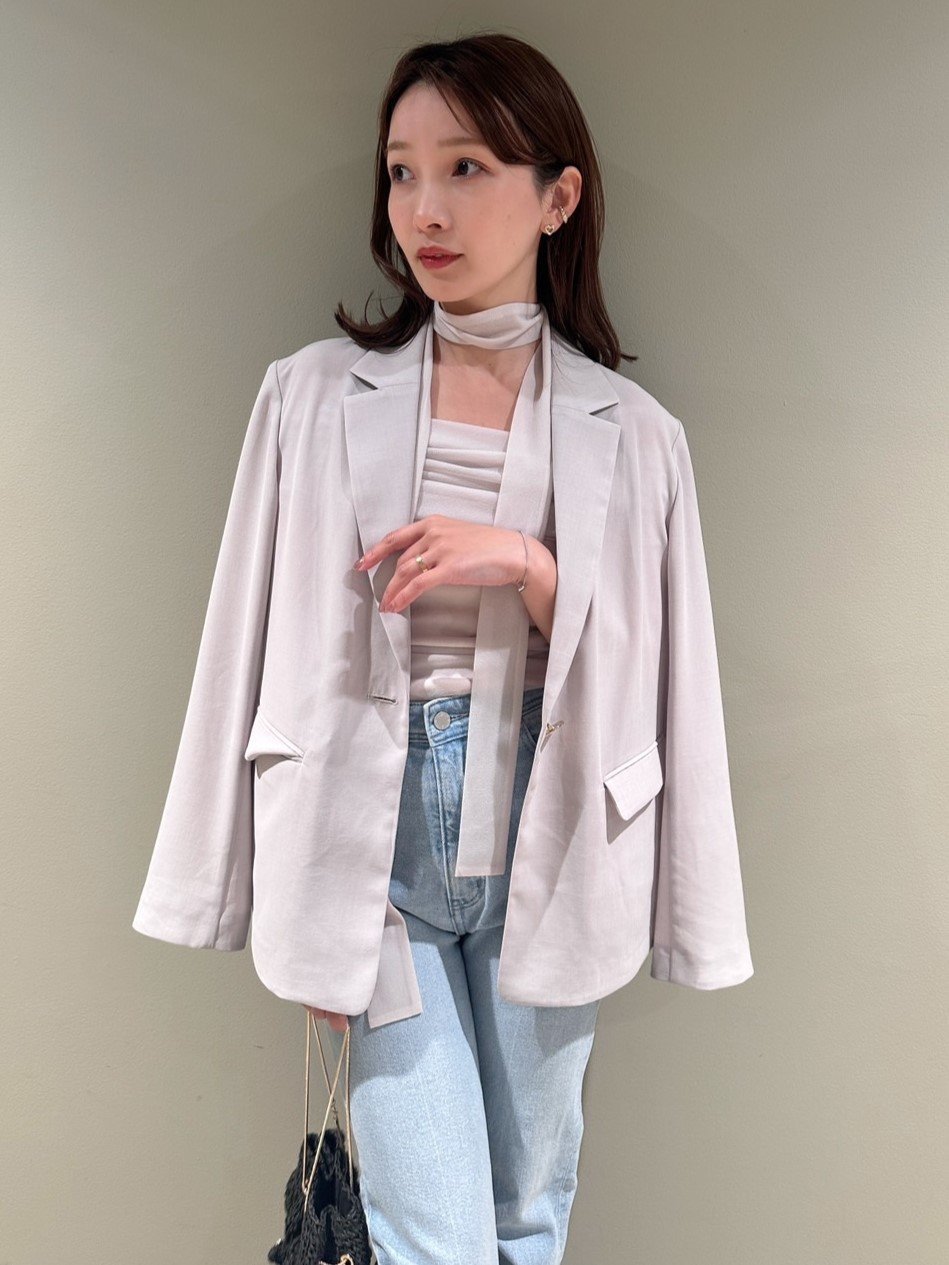 スナイデル ギャザーアシメカットプルオーバー オフホワイト SNIDEL