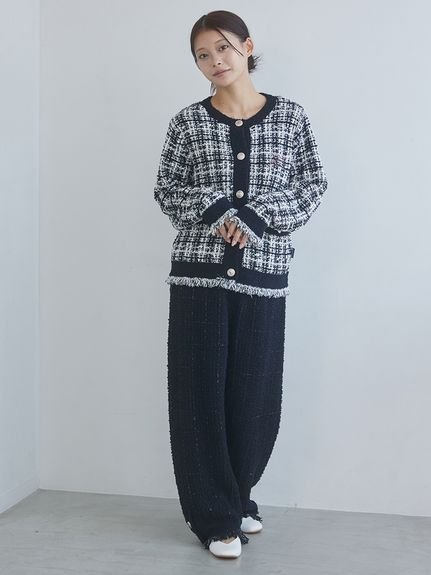 gelato pique｜【JOEL ROBUCHON】ツイードモコクルーネック