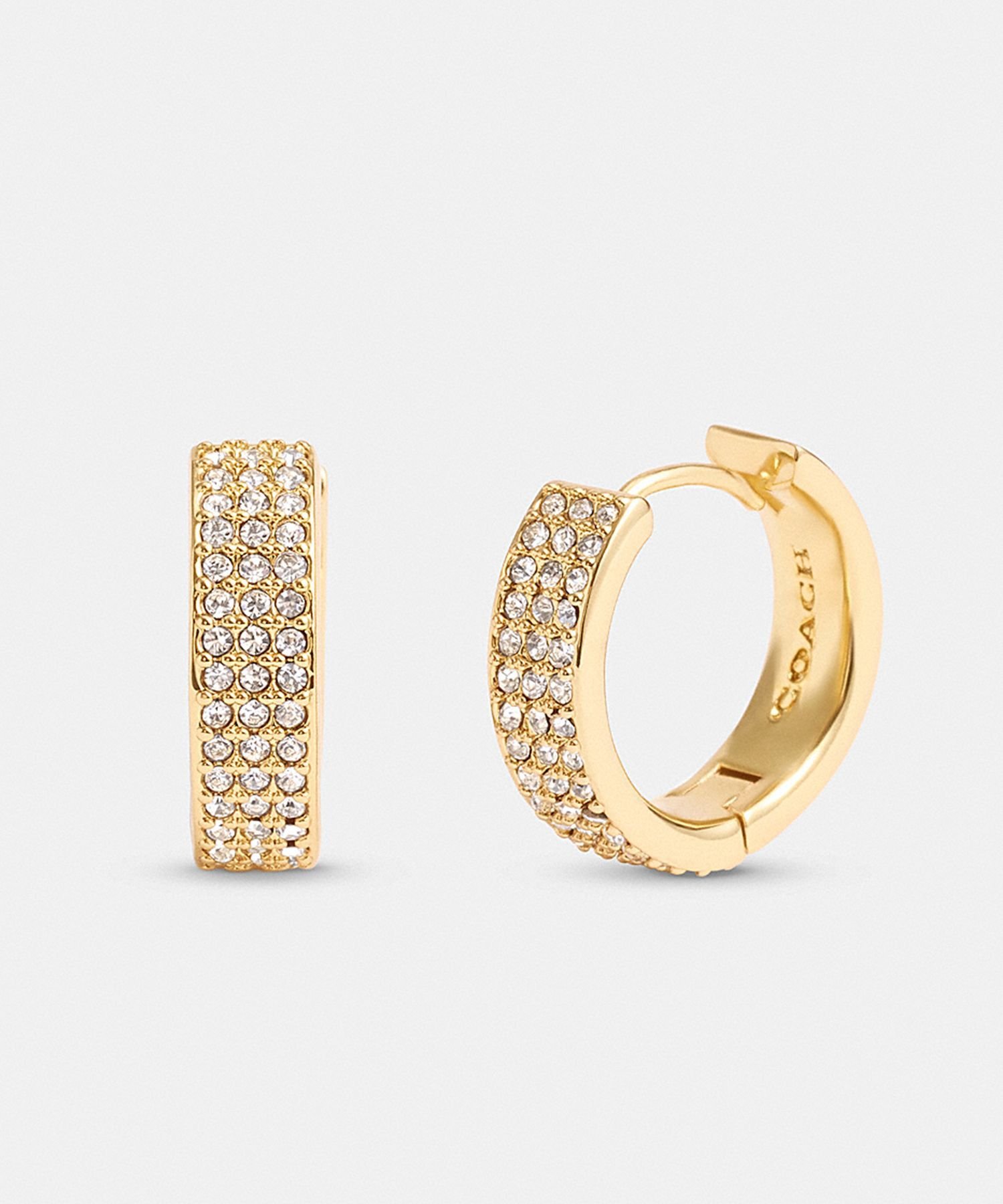 COACH｜パヴェ ハギー ピアス | Rakuten Fashion(楽天ファッション／旧