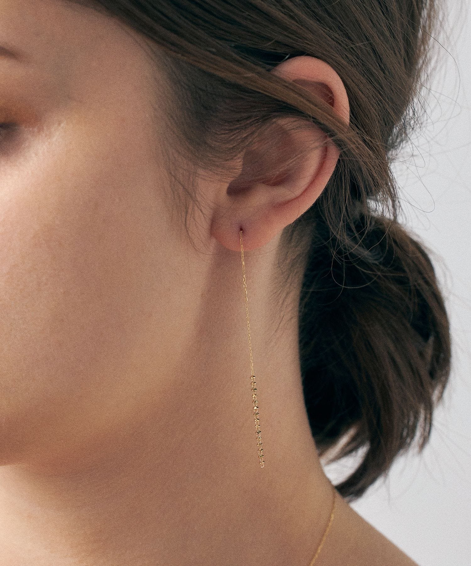 ete｜K18YG e_Grain アメリカンピアス | Rakuten Fashion(楽天