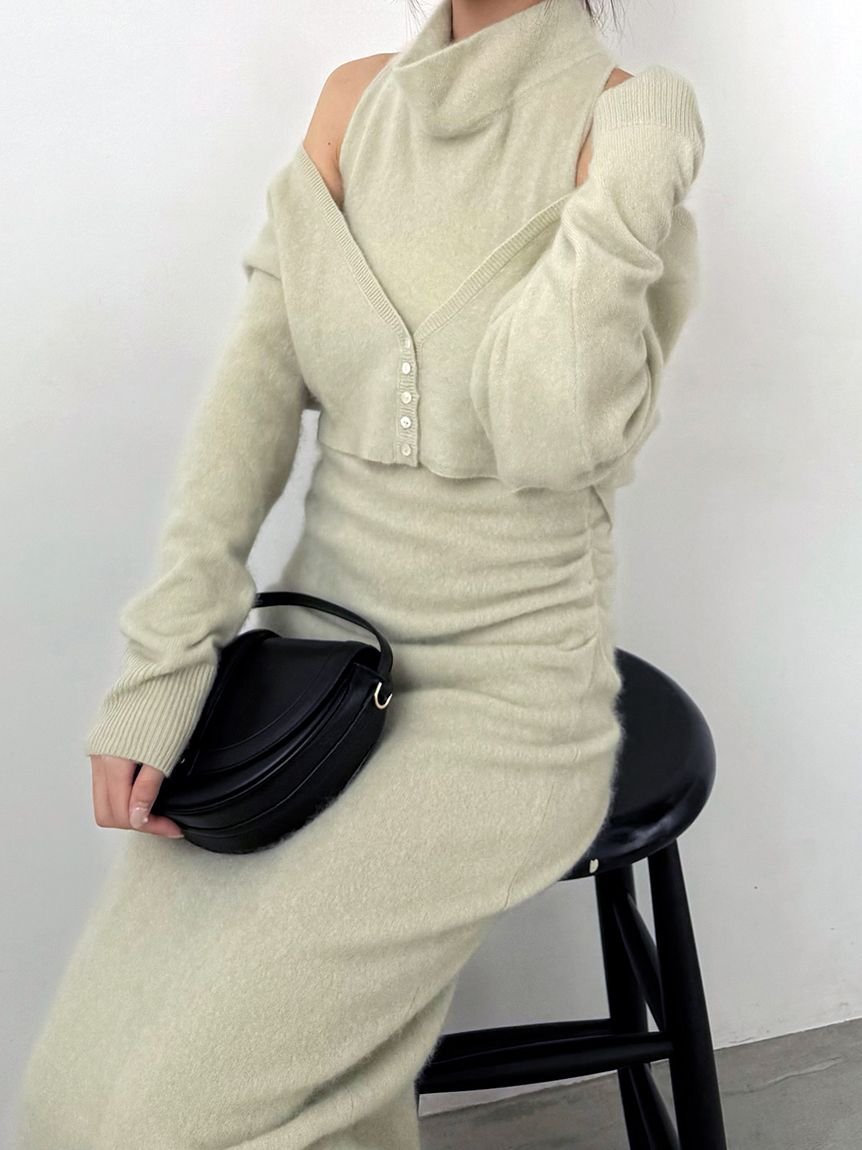 SNIDEL｜【HIGH QUALITY】ファインメリノウールショートカーディガン