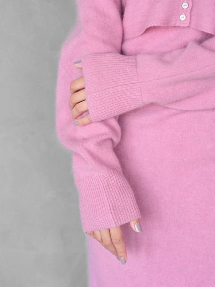 SNIDEL｜【HIGH QUALITY】ファインメリノウールショートカーディガン