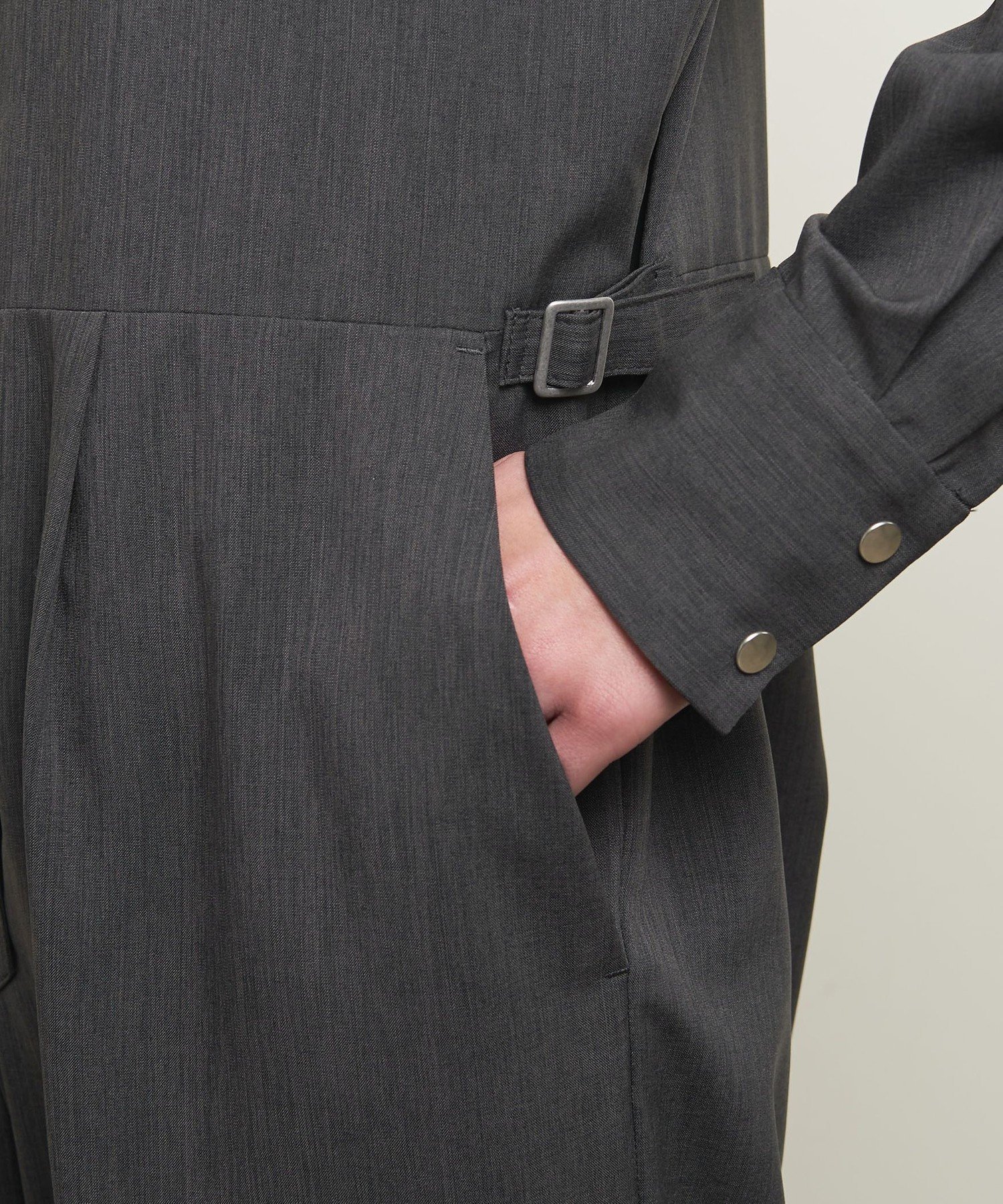 美品　ATTISESSION スタンドカラージャンプスーツ ATTISESSION＞スタンドカラー ジャンプスーツ