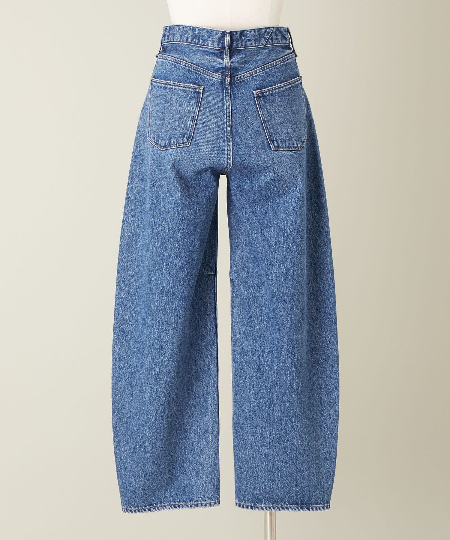 新品未使用　CONTE DEUX ブルーデニム パンツ サイズ24 UNITED ARROWS｜【別注】<upper hights for conte> デニムワイドパンツ