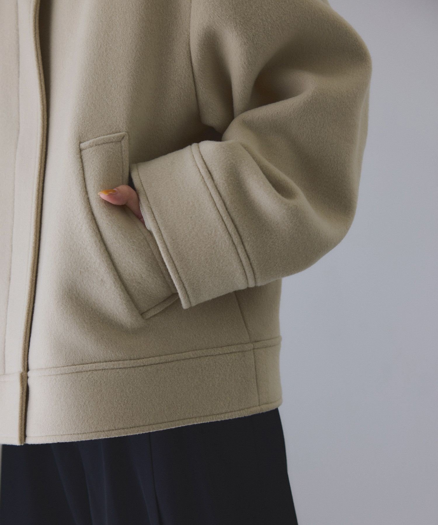 ADAM ET ROPE'｜Super120'sウールブルゾン | Rakuten Fashion(楽天