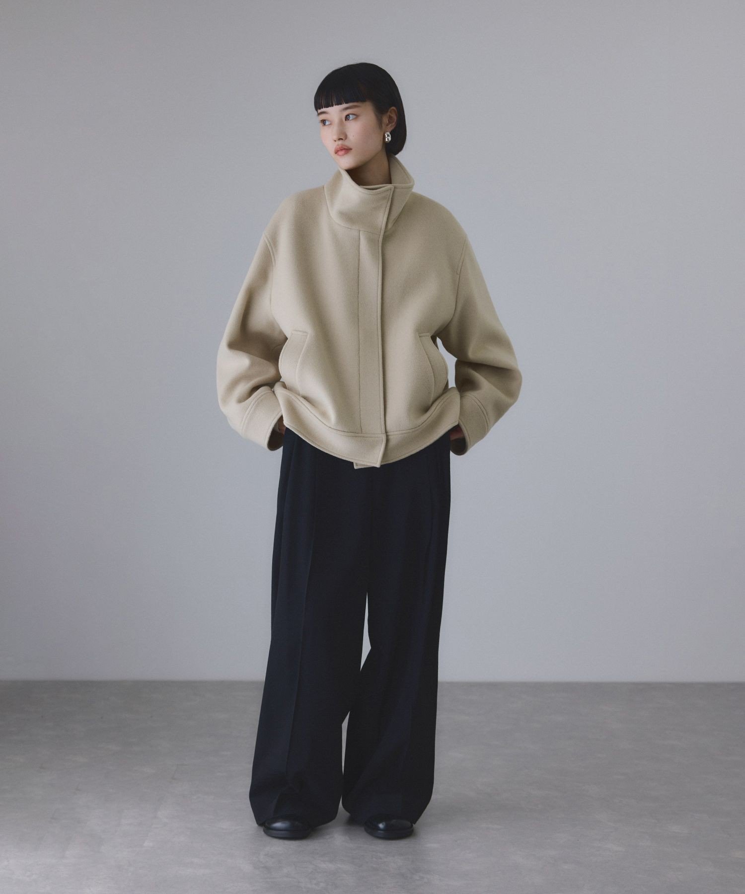 ADAM ET ROPE'｜Super120'sウールブルゾン | Rakuten Fashion(楽天