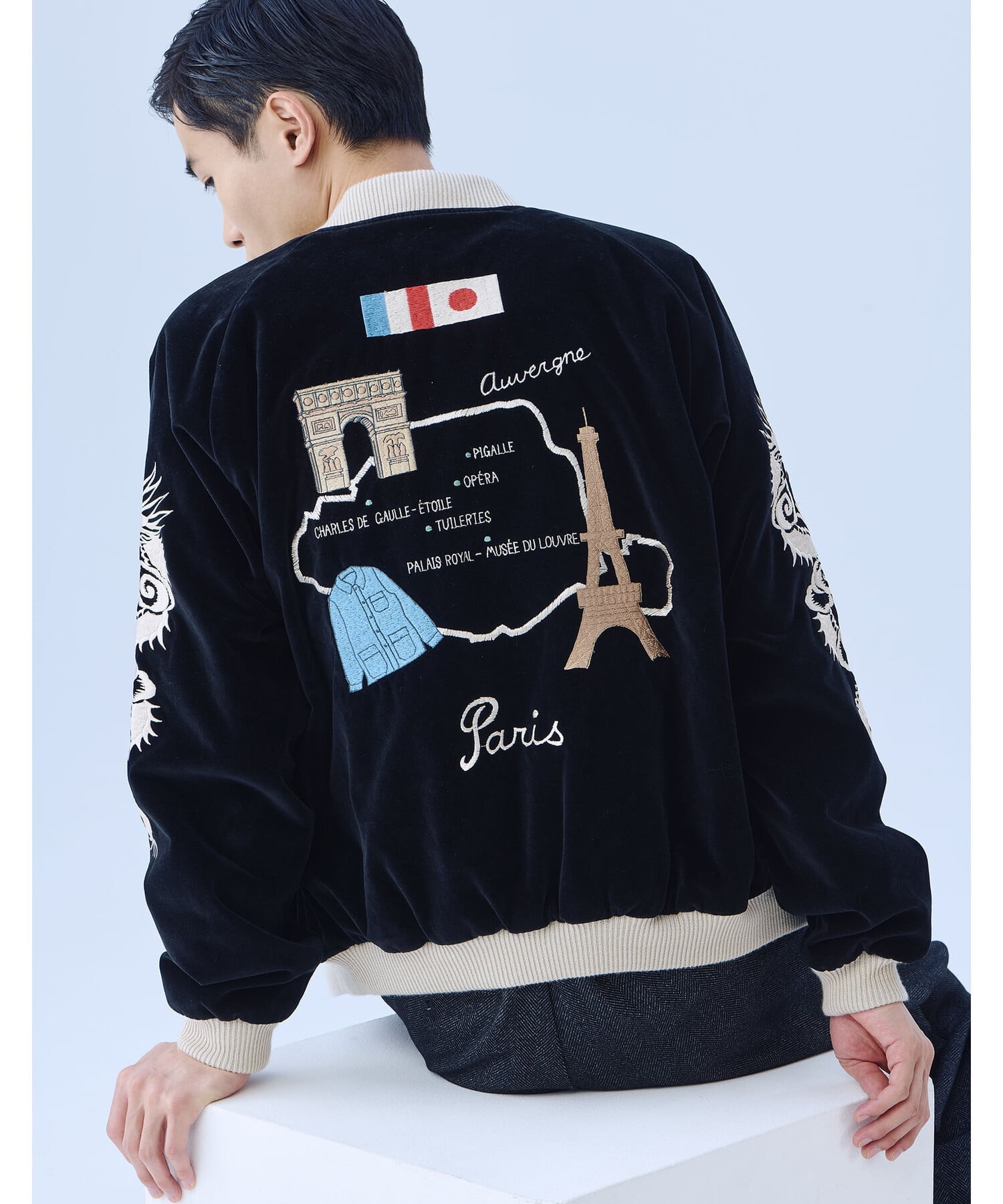 東洋 BEAMS別注 リバーシブル スカジャン スーベニアジャケット TAILOR TOYO テーラー東洋 リバーシブルスーベニアジャケット