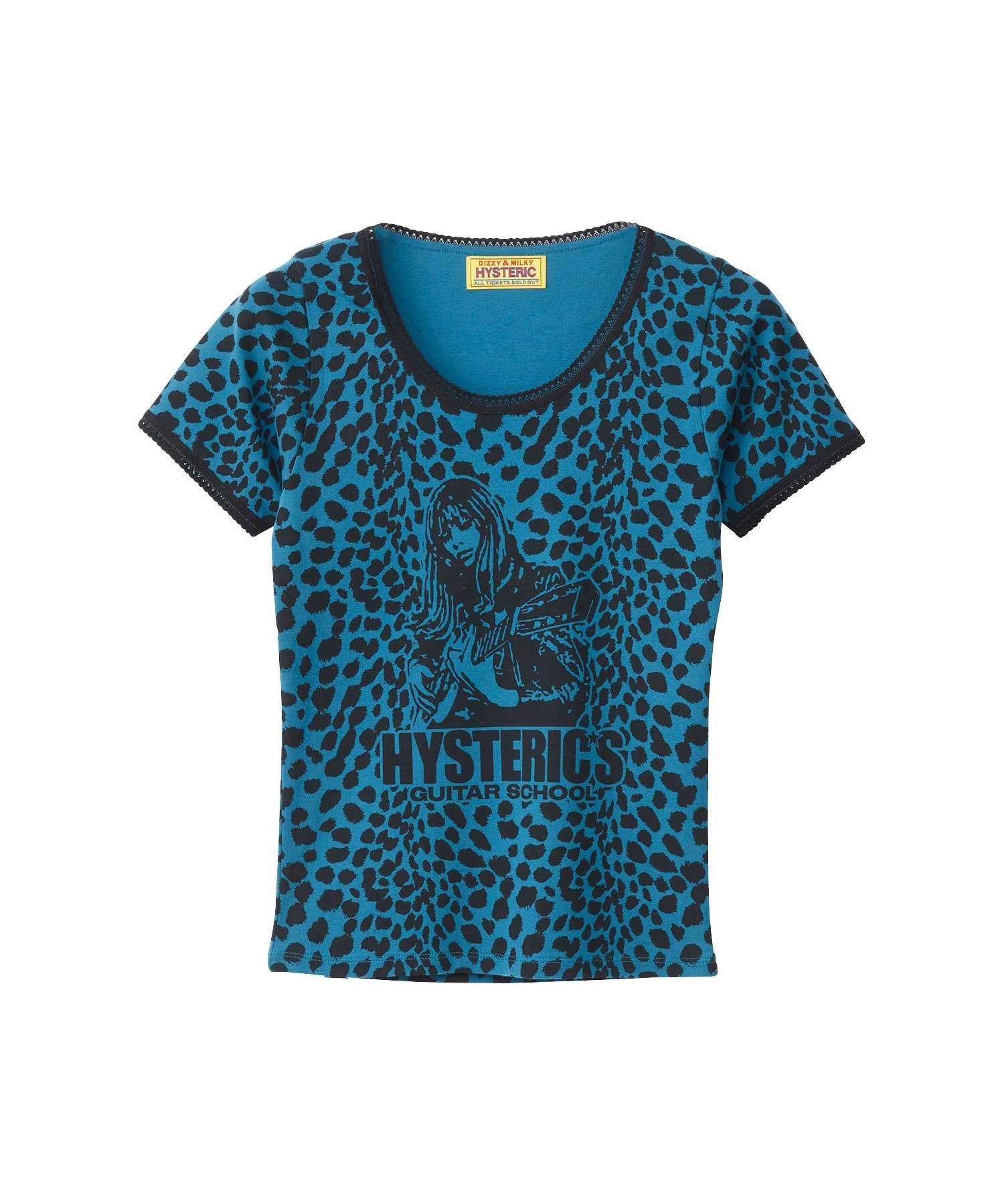 HYSTERIC GLAMOUR】GUITAR SCHOOL柄 チビTシャツ