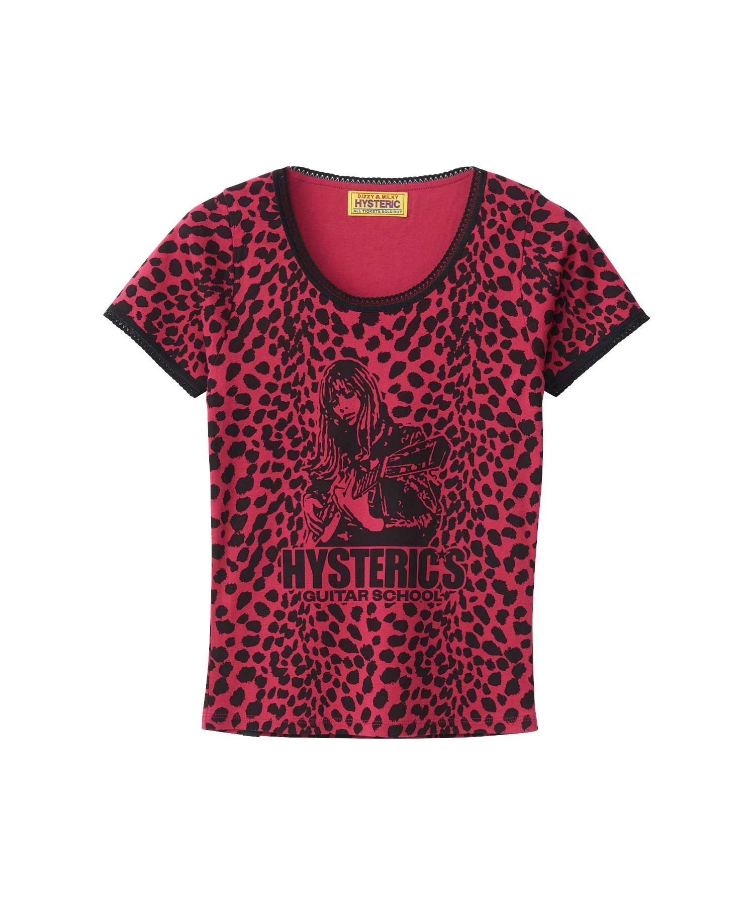 HYSTERIC GLAMOUR】GUITAR SCHOOL柄 チビTシャツ