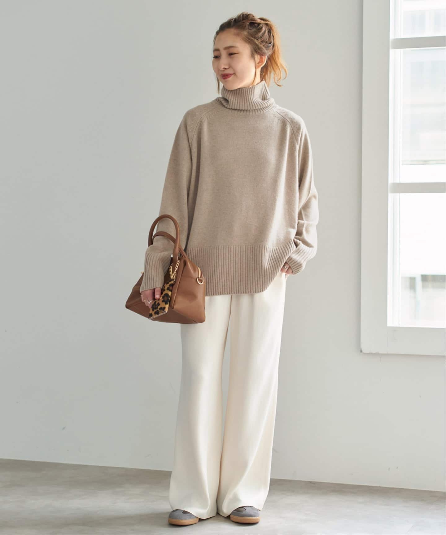 Spick & Span｜《WEB限定カラー有り》ウールカシミヤ ラグランタートル