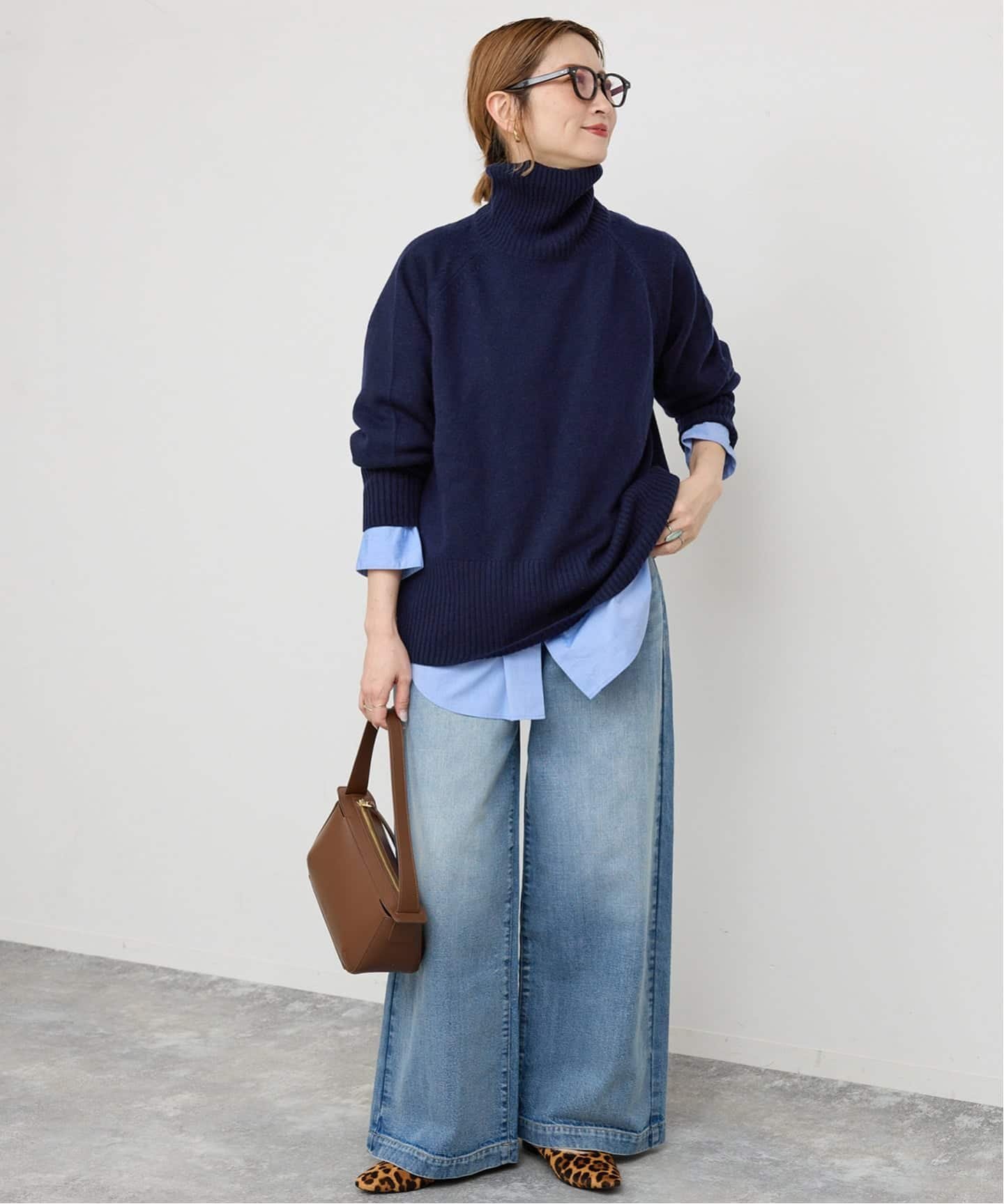 Spick & Span｜《WEB限定カラー有り》ウールカシミヤ ラグランタートル