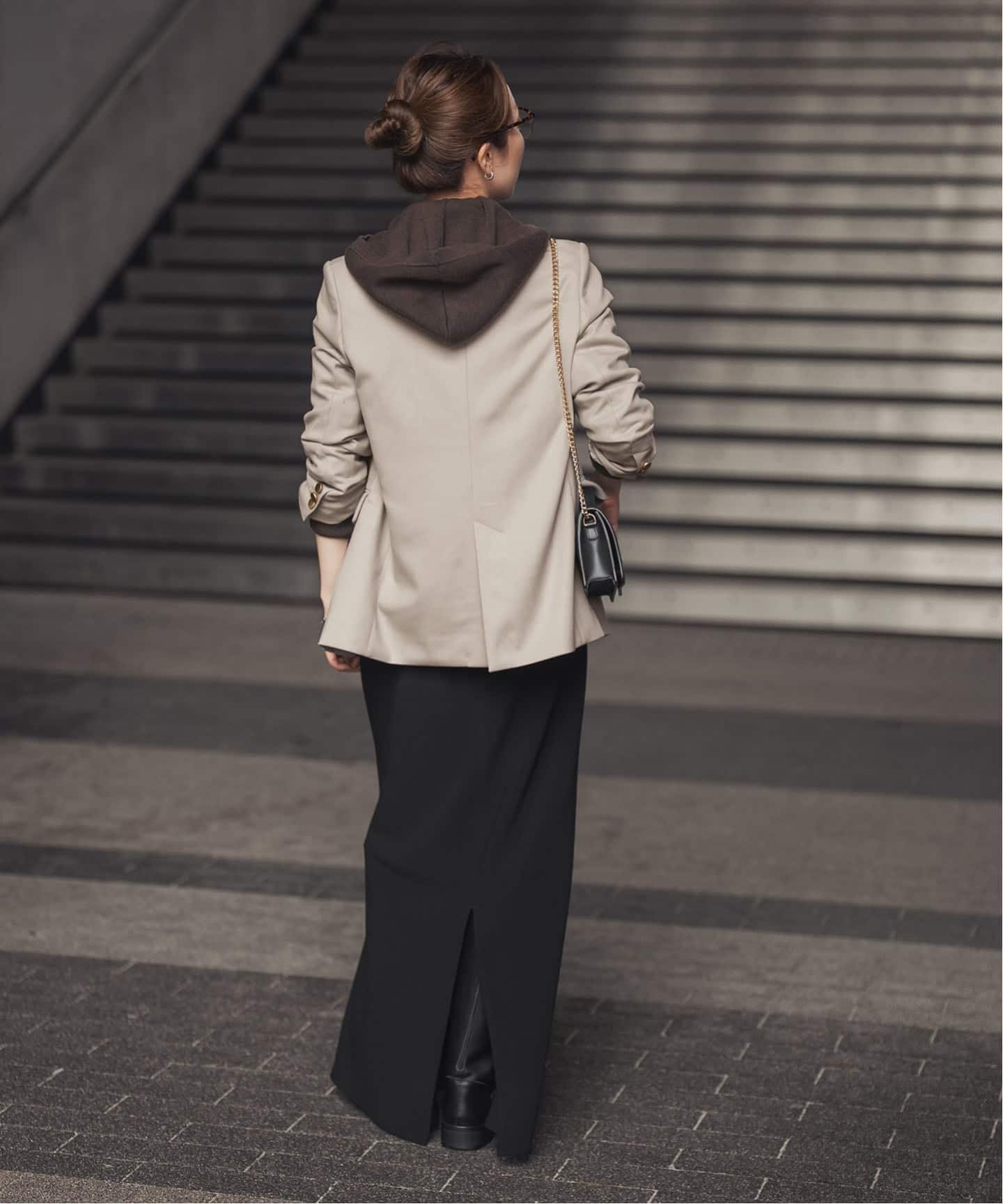 NOBLE｜《追加》接結タック編みフードプルオーバー2 | Rakuten Fashion