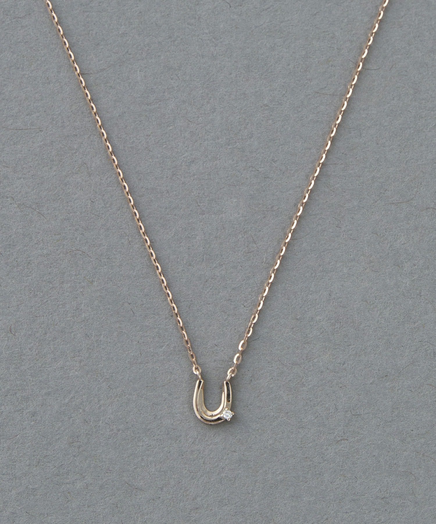 ete｜[シェア] K10MPG ダイヤモンド ホースシュー ネックレス