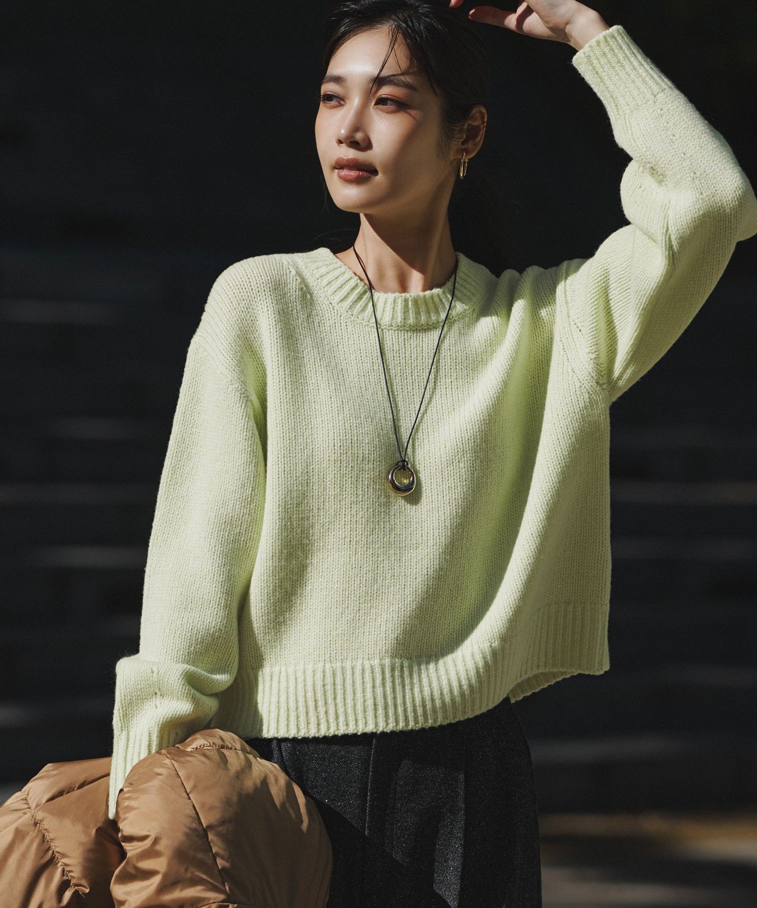 23区｜【GISELe掲載】ウールカシミヤ パフスリーブ ニット | Rakuten