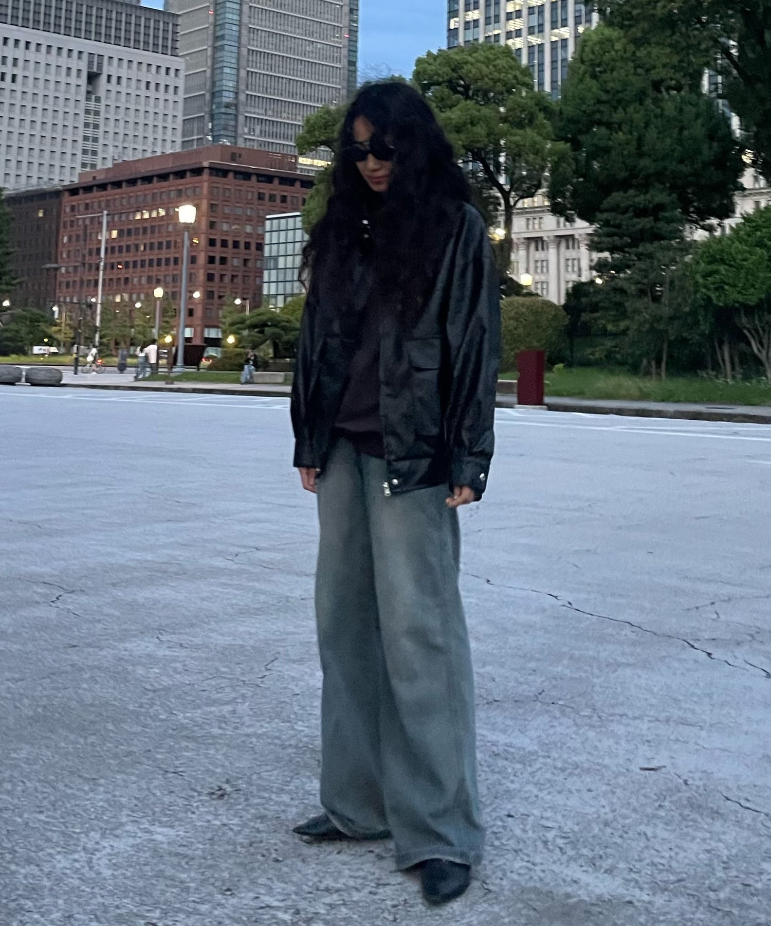 AS KNOW AS plus｜◇取り外し可能 ファー衿付き 2WAYフェイクレザー