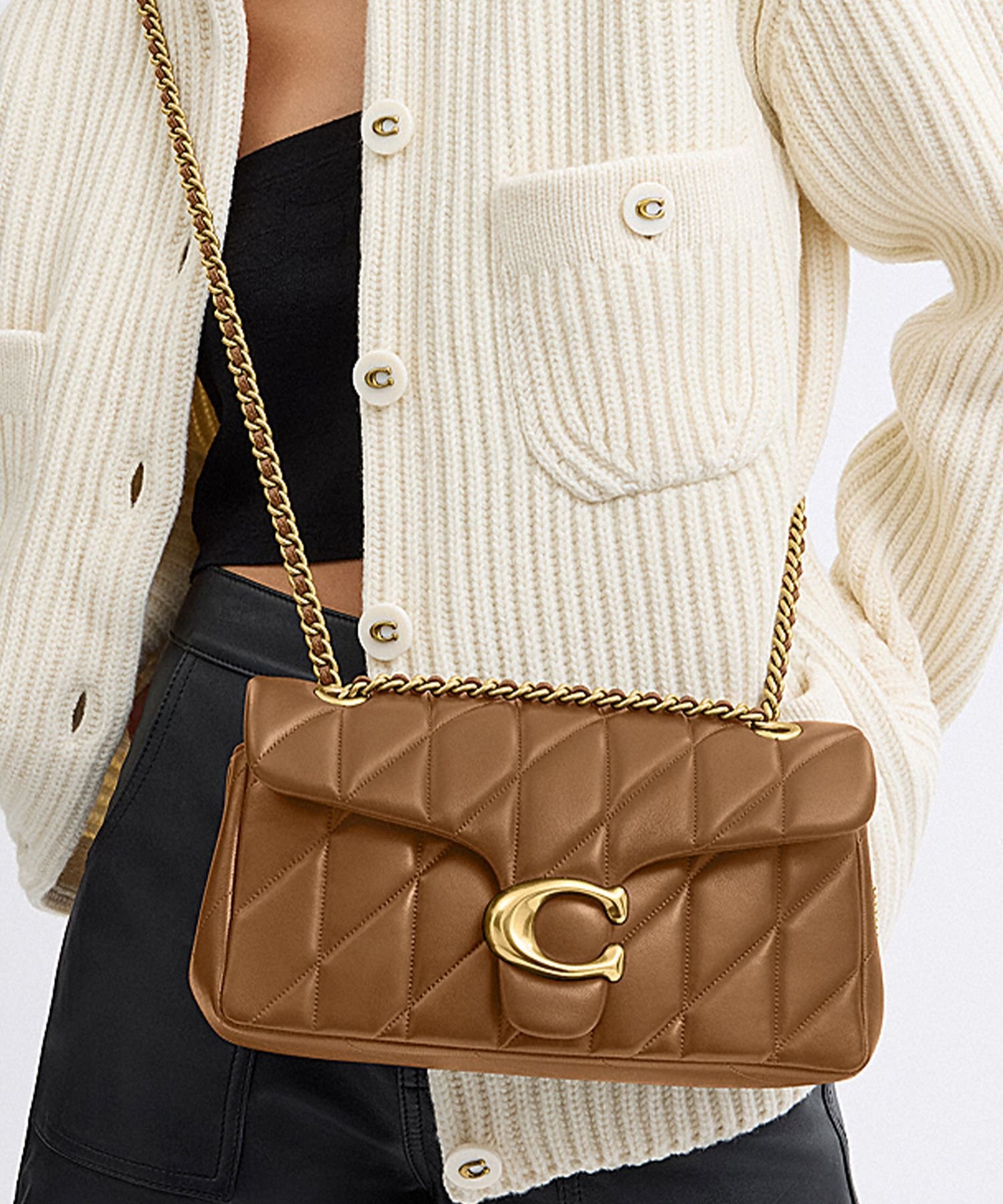 COACH｜【公式】タビー ショルダー バッグ 26・キルティング | Rakuten