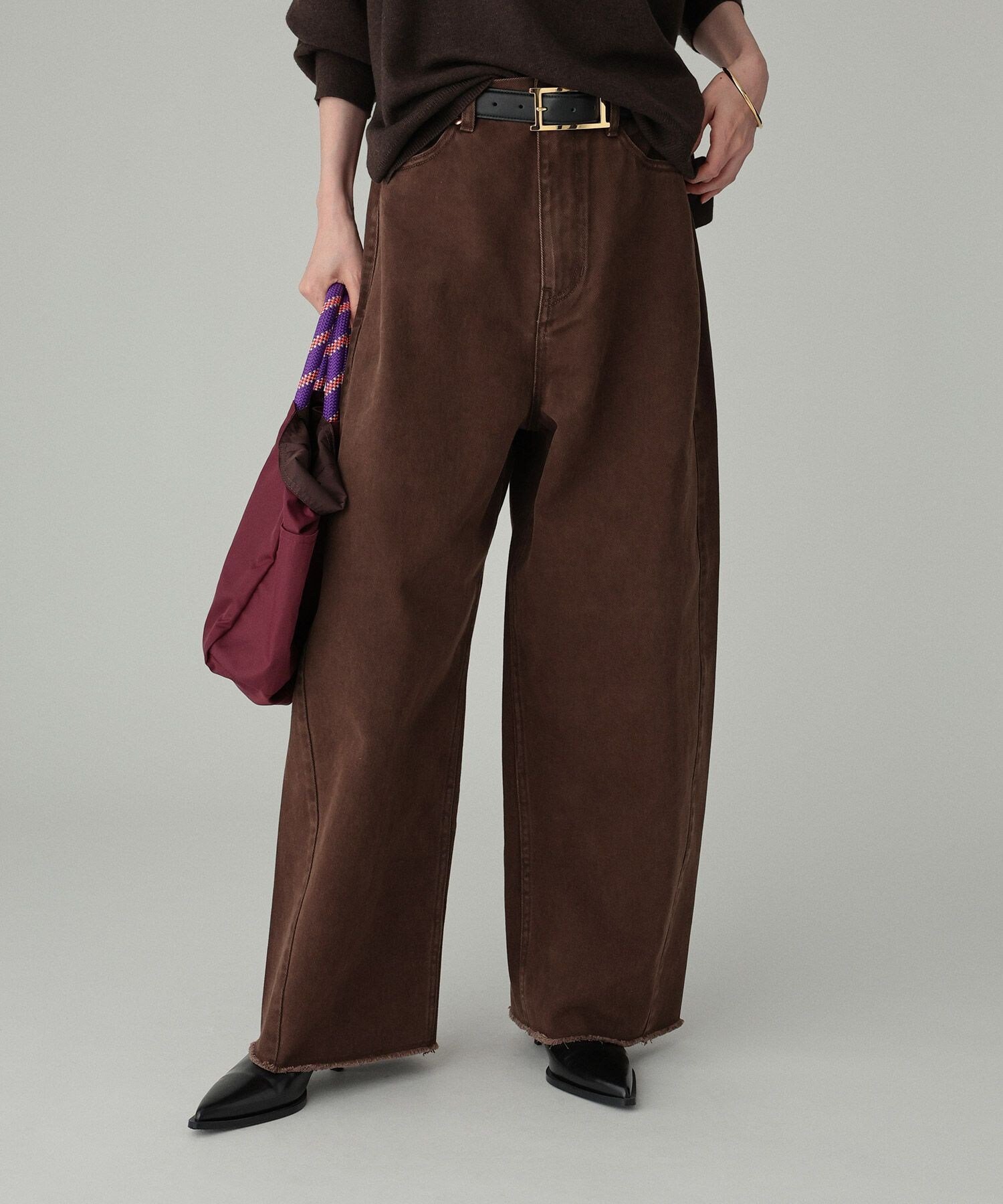 BABYLONE｜バレルレッグデニムパンツ | Rakuten Fashion(楽天