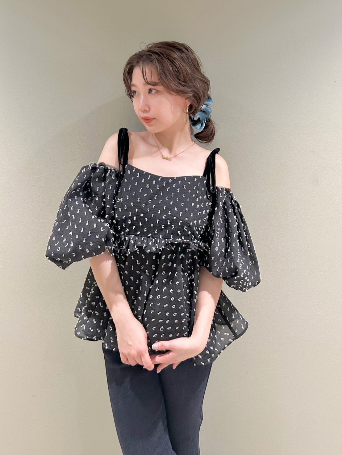 LILY BROWN｜3wayジャガードペプラムビスチェ | Rakuten Fashion(楽天