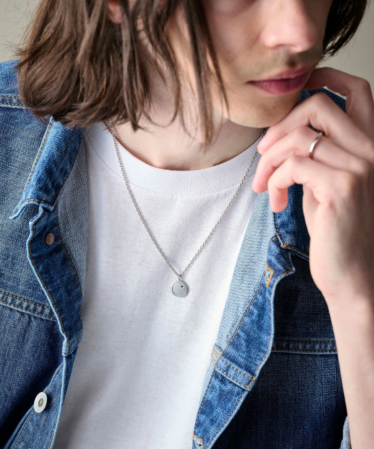 ete｜[シェア] ブラックダイヤモンド コイン ネックレス | Rakuten