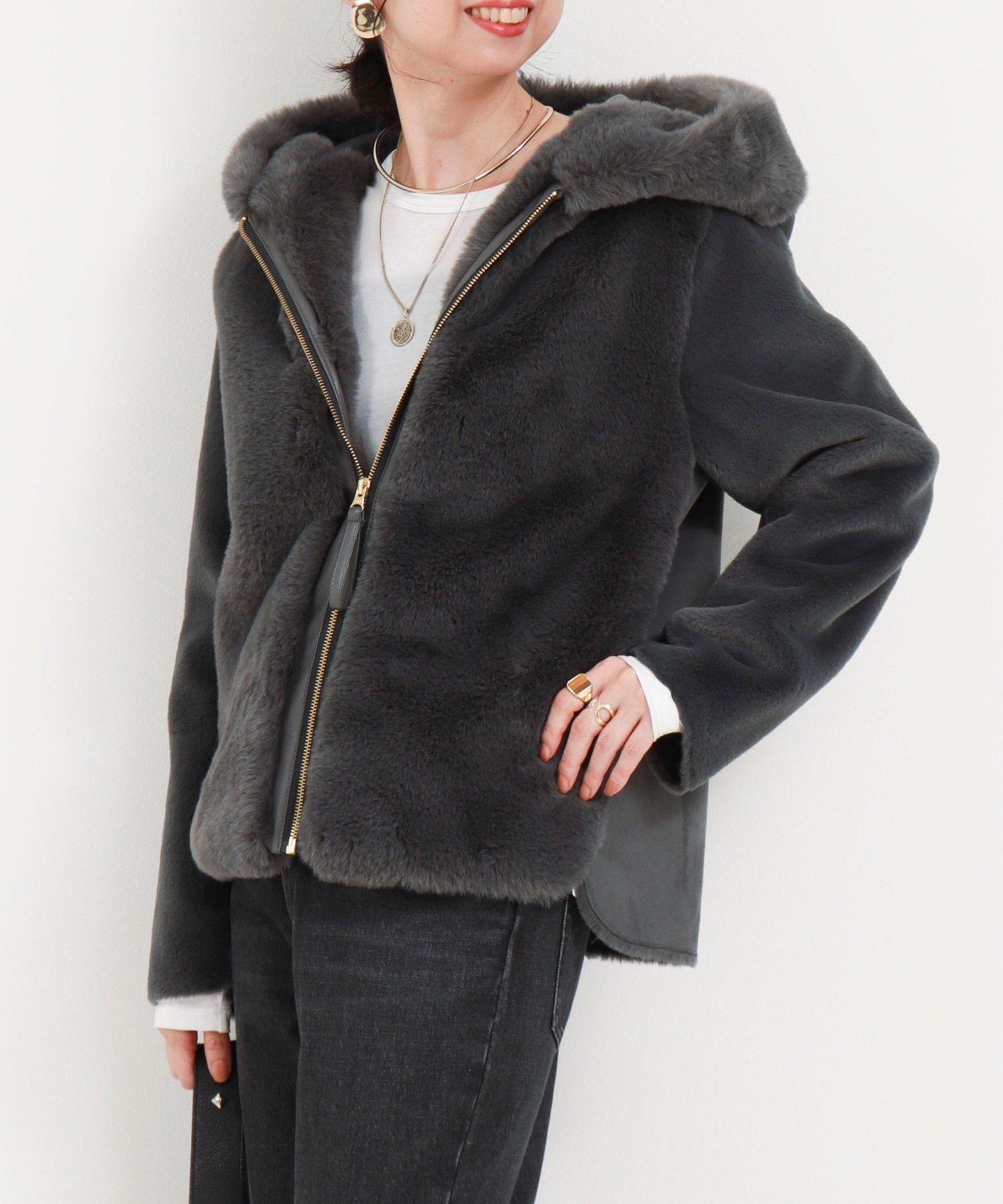 NOLLEY'S｜エコファー×ムートンジャケット | Rakuten Fashion(楽天