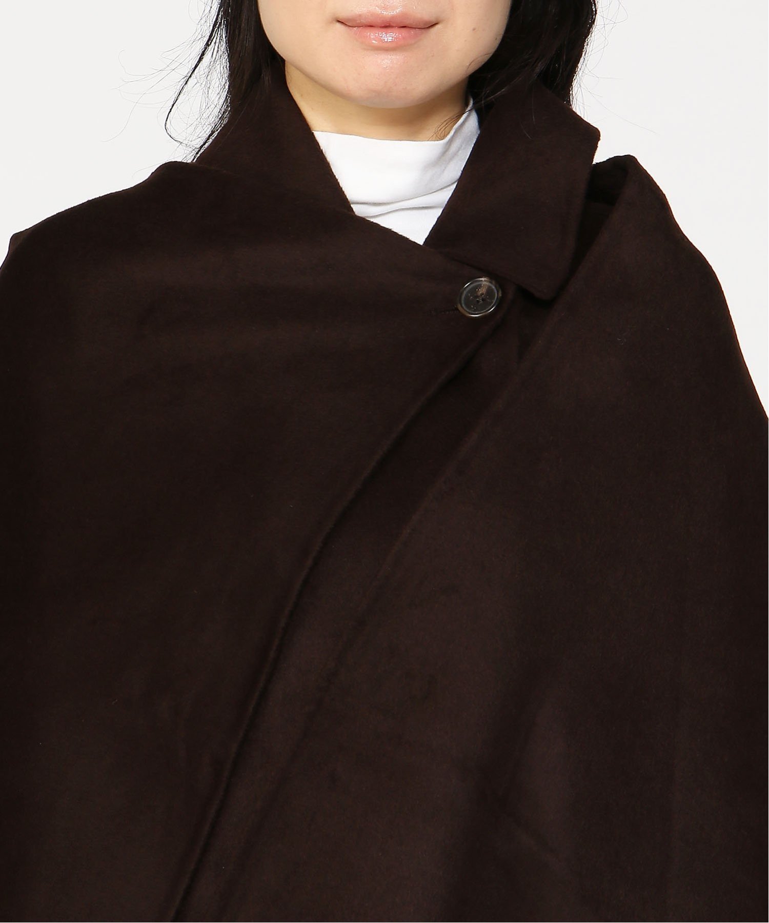 BANANA REPUBLIC｜(W)オーバーサイズ ダブルフェイス スカーフコート