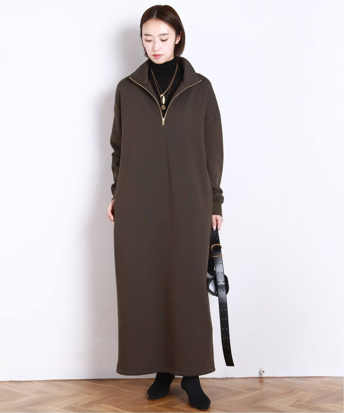 AP STUDIO｜*ウォームジップドレス | Rakuten Fashion(楽天