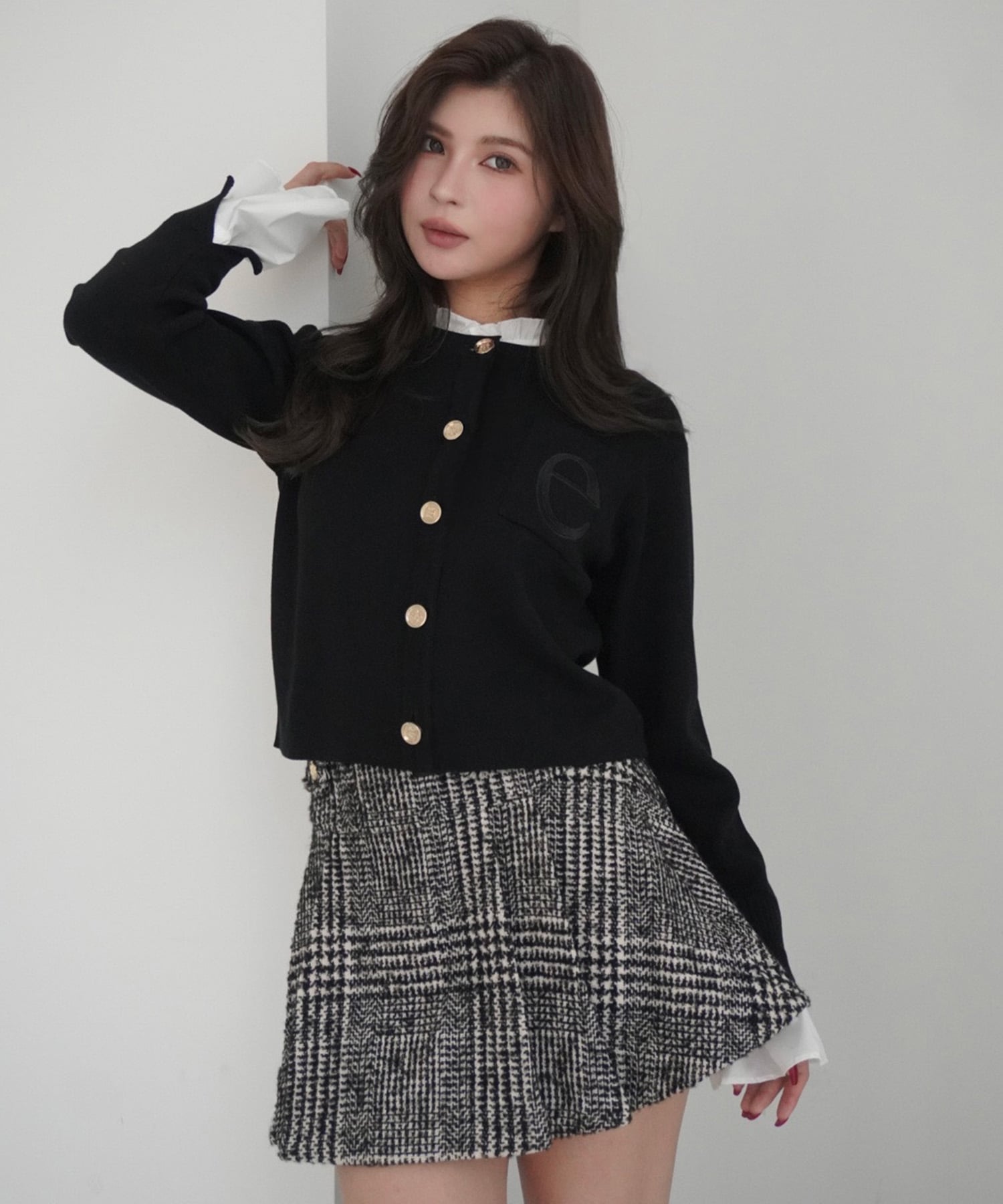 EIMY ISTOIRE｜ツイードタックミニスカート | Rakuten Fashion(楽天