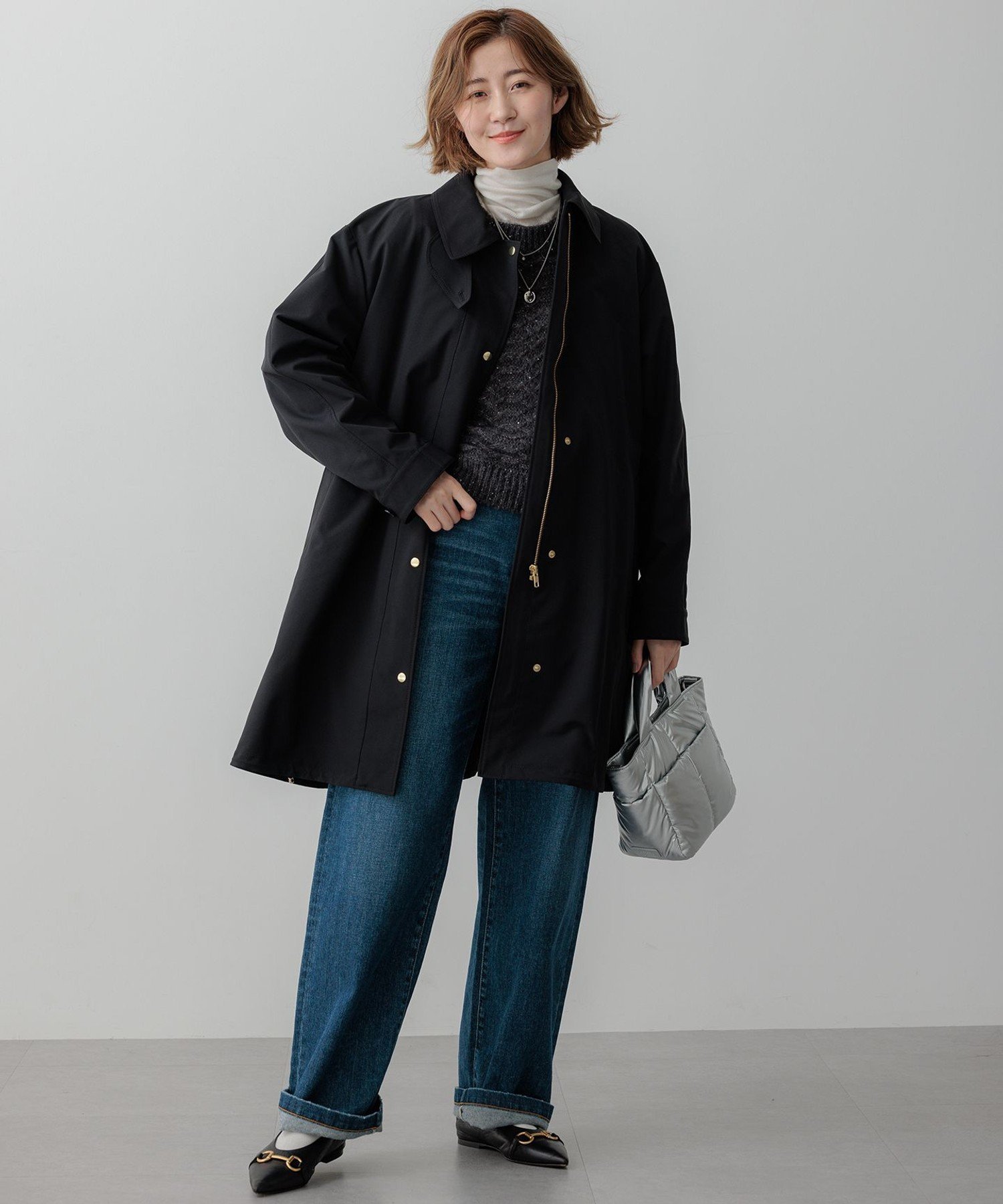 23区｜【撥水加工/洗える】中綿ベストライナー付き マルチウェイ