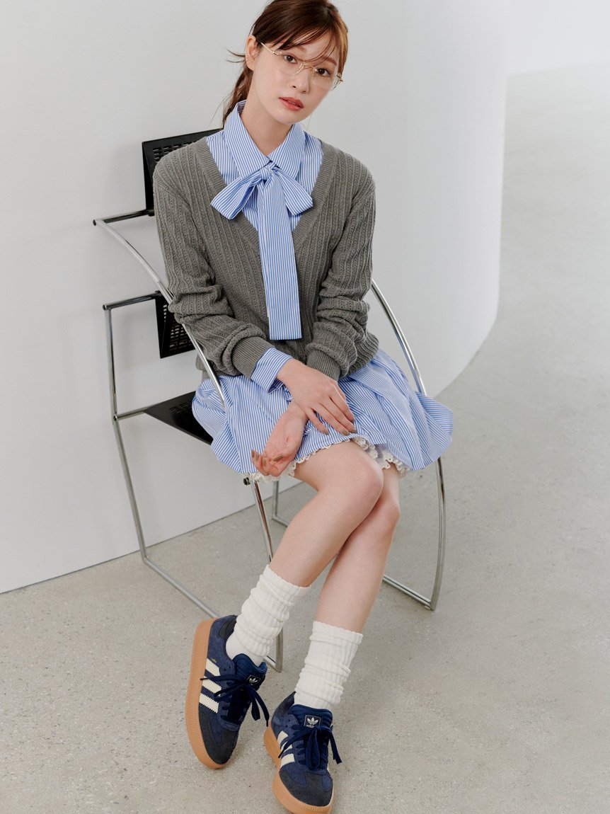 SNIDEL｜シャツコンビチュニック | Rakuten Fashion(楽天ファッション