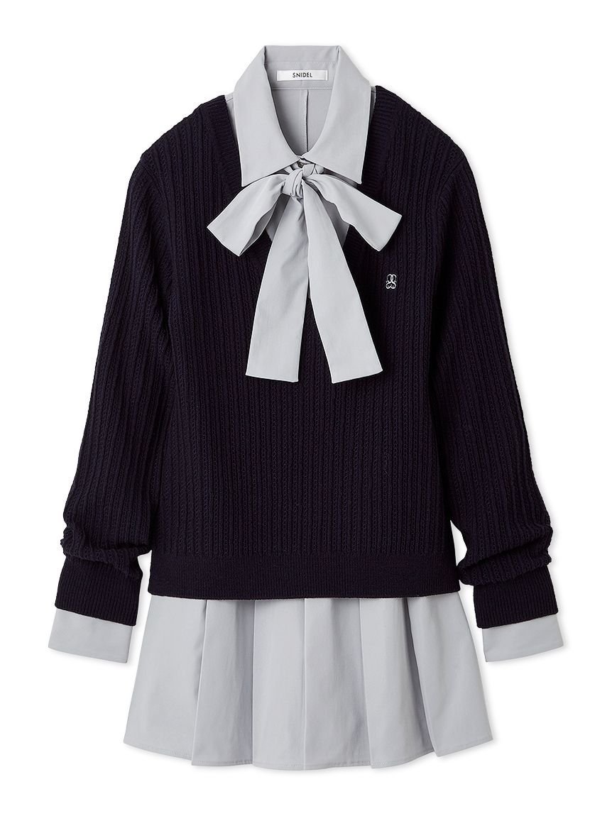 SNIDEL｜シャツコンビチュニック | Rakuten Fashion(楽天ファッション