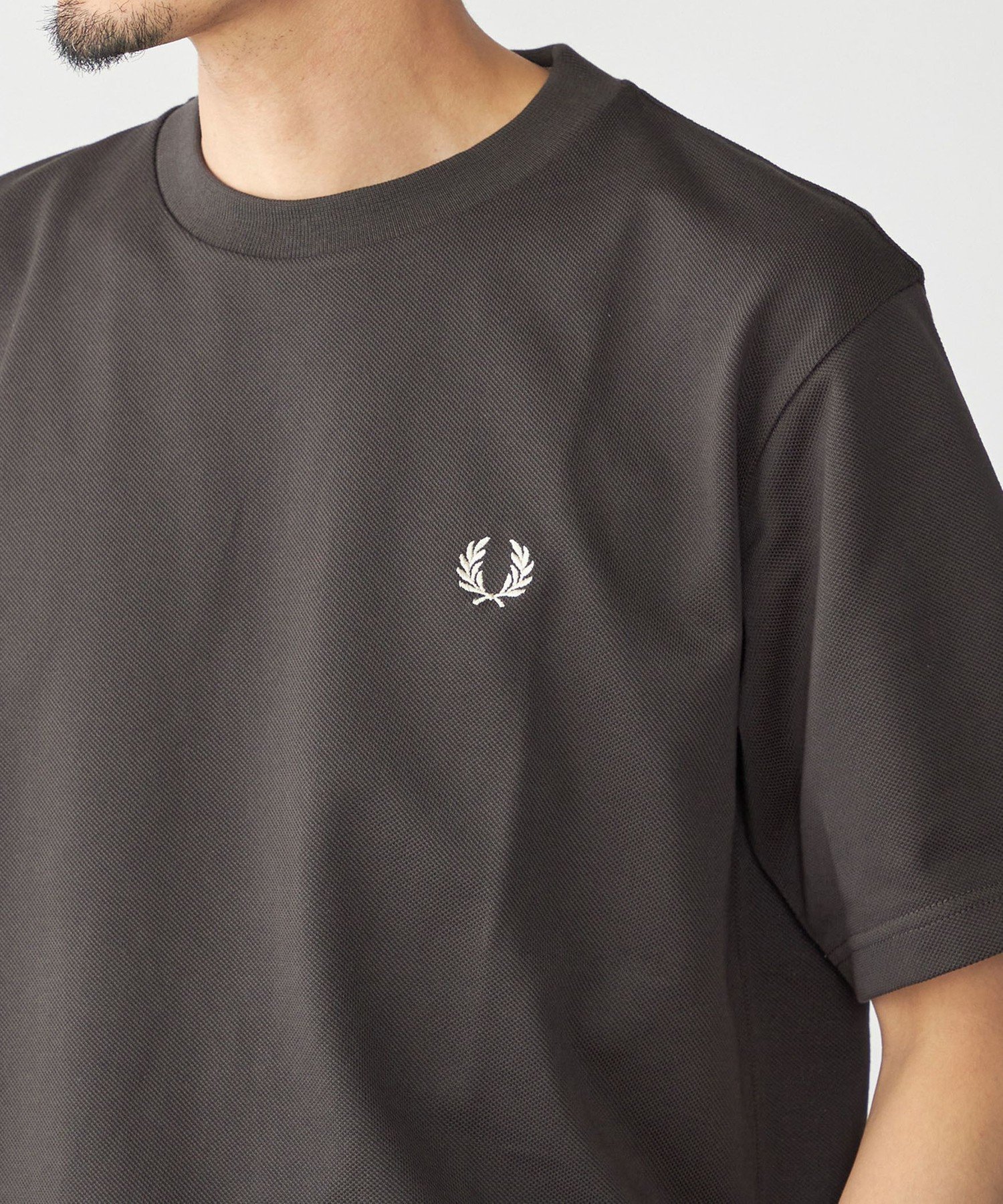 SHIPS｜【SHIPS別注】FRED PERRY:COOLMAX(R) 鹿の子 ワンポイント ロゴ