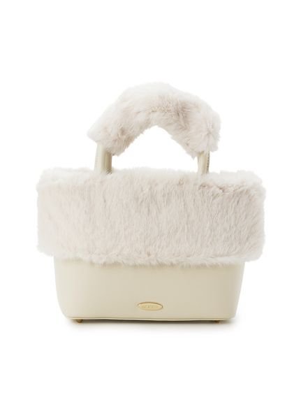 LILY BROWN｜エコファーコンビマルチウェイトート | Rakuten Fashion