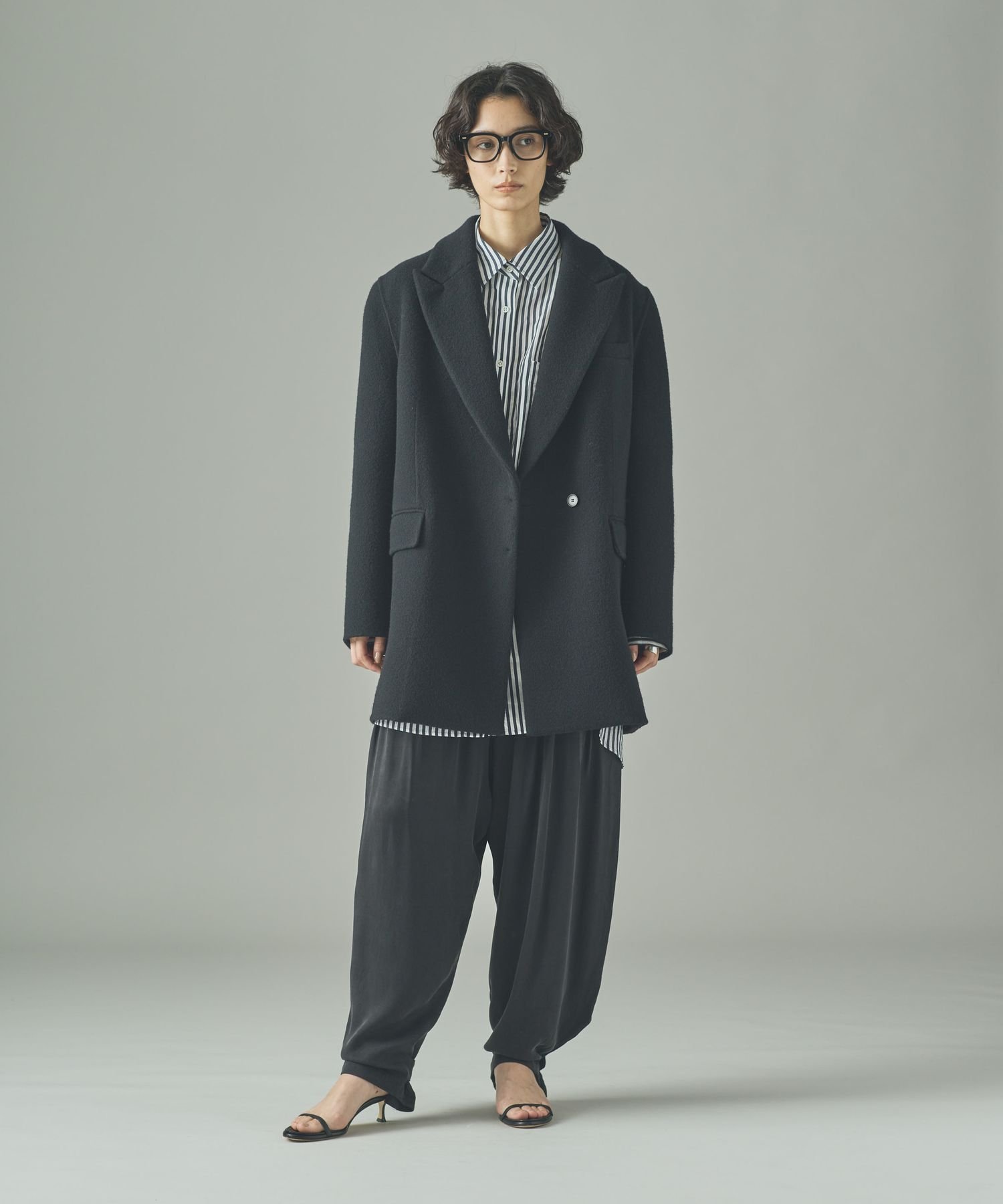 Curensology｜サテンタックパンツ | Rakuten Fashion(楽天ファッション