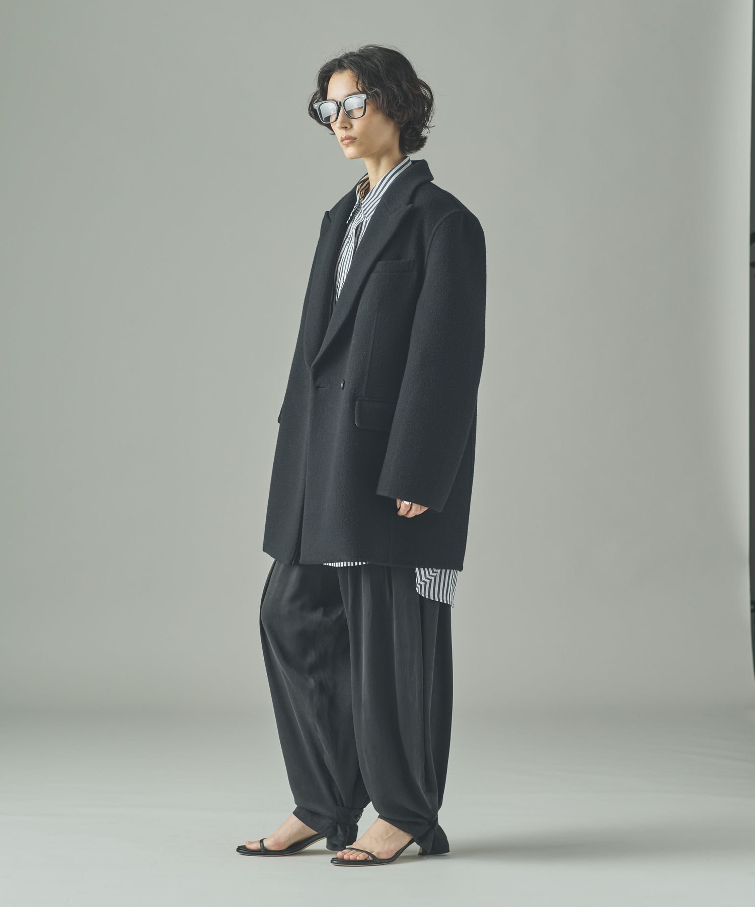 Curensology｜サテンタックパンツ | Rakuten Fashion(楽天ファッション