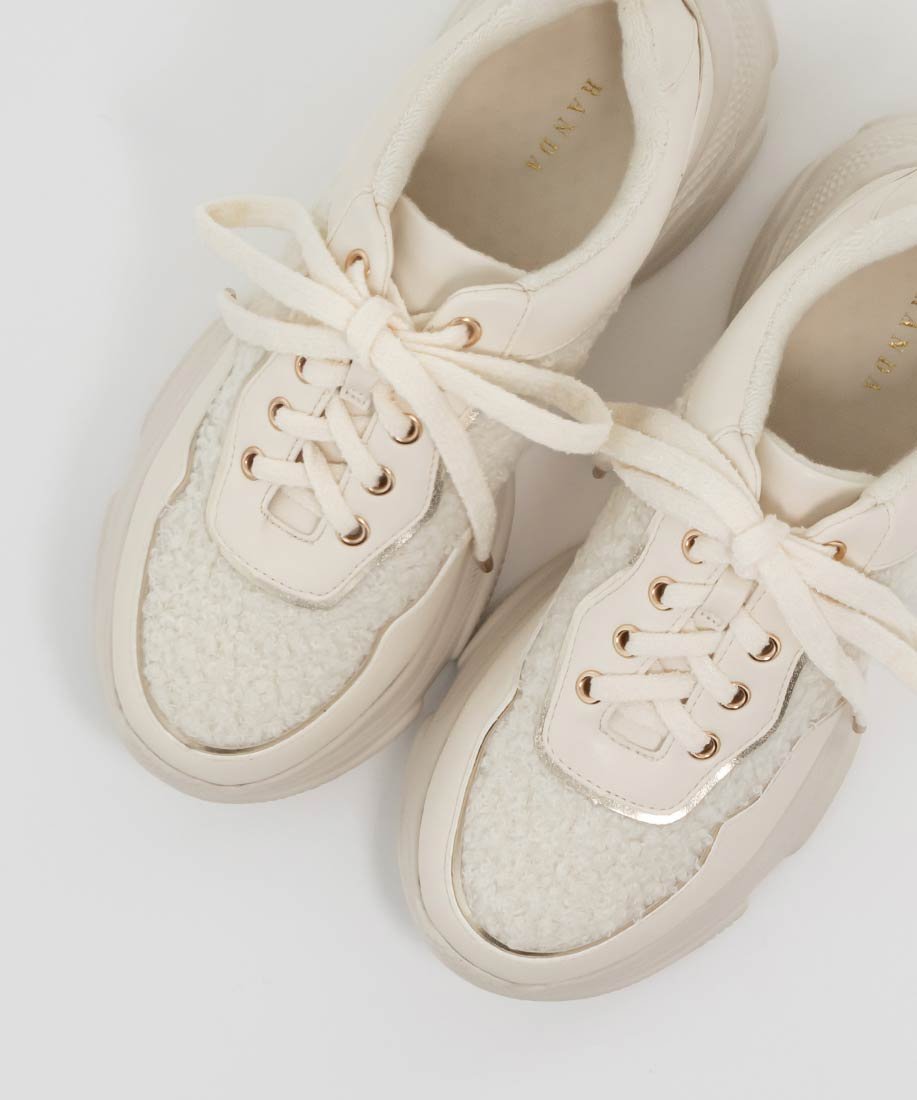 RANDA｜ボリュームソールボアスニーカー | Rakuten Fashion(楽天