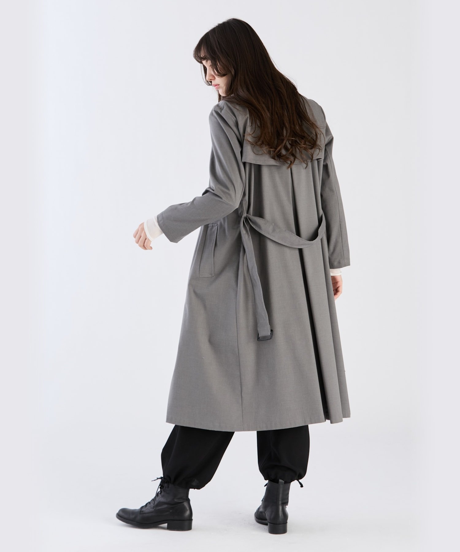 agnes b.｜ベーシック ツイル トレンチコート | Rakuten Fashion(楽天