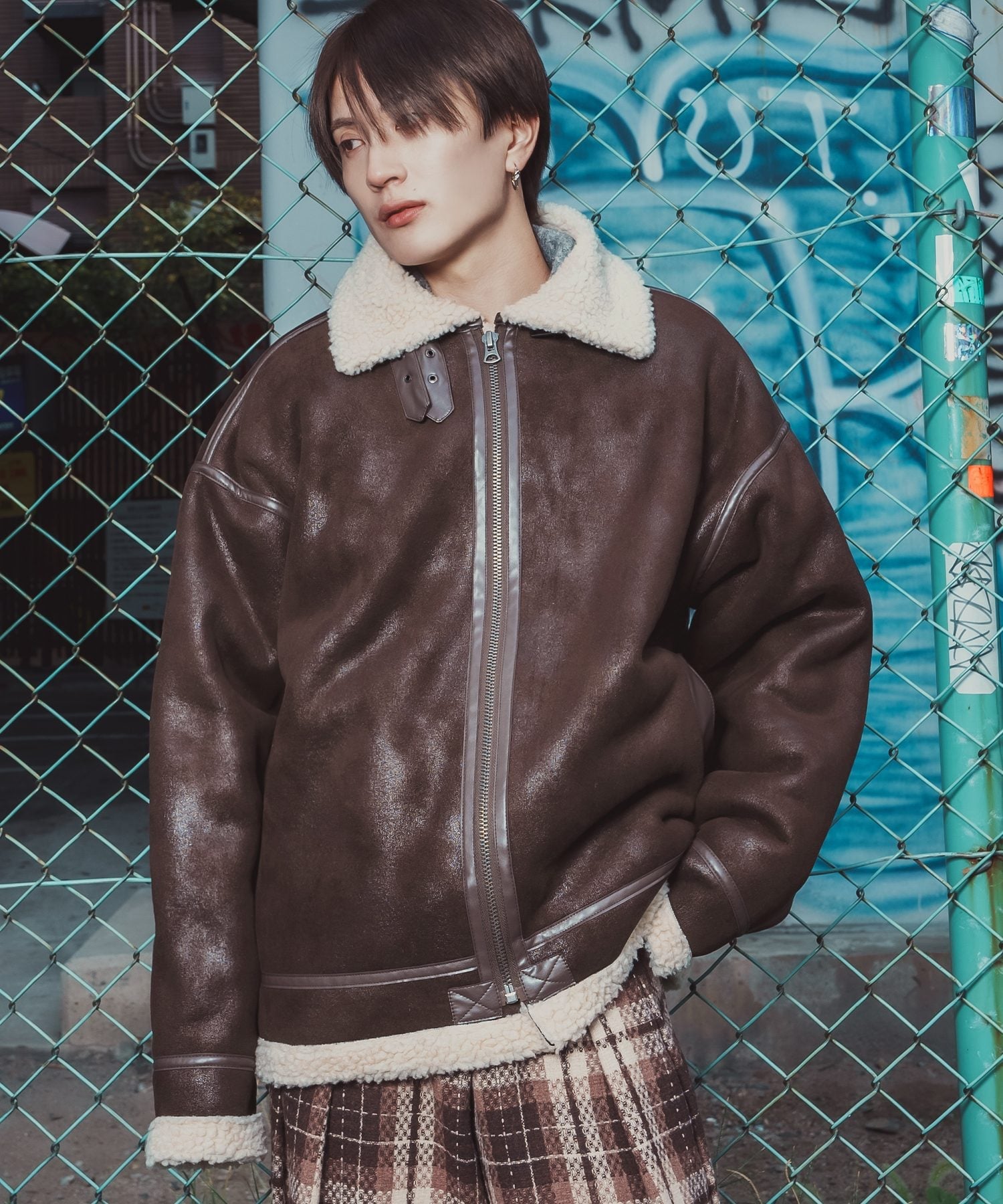 improves｜SIDEWAY STANCE サイドウェイスタンス フェイクムートン B-3