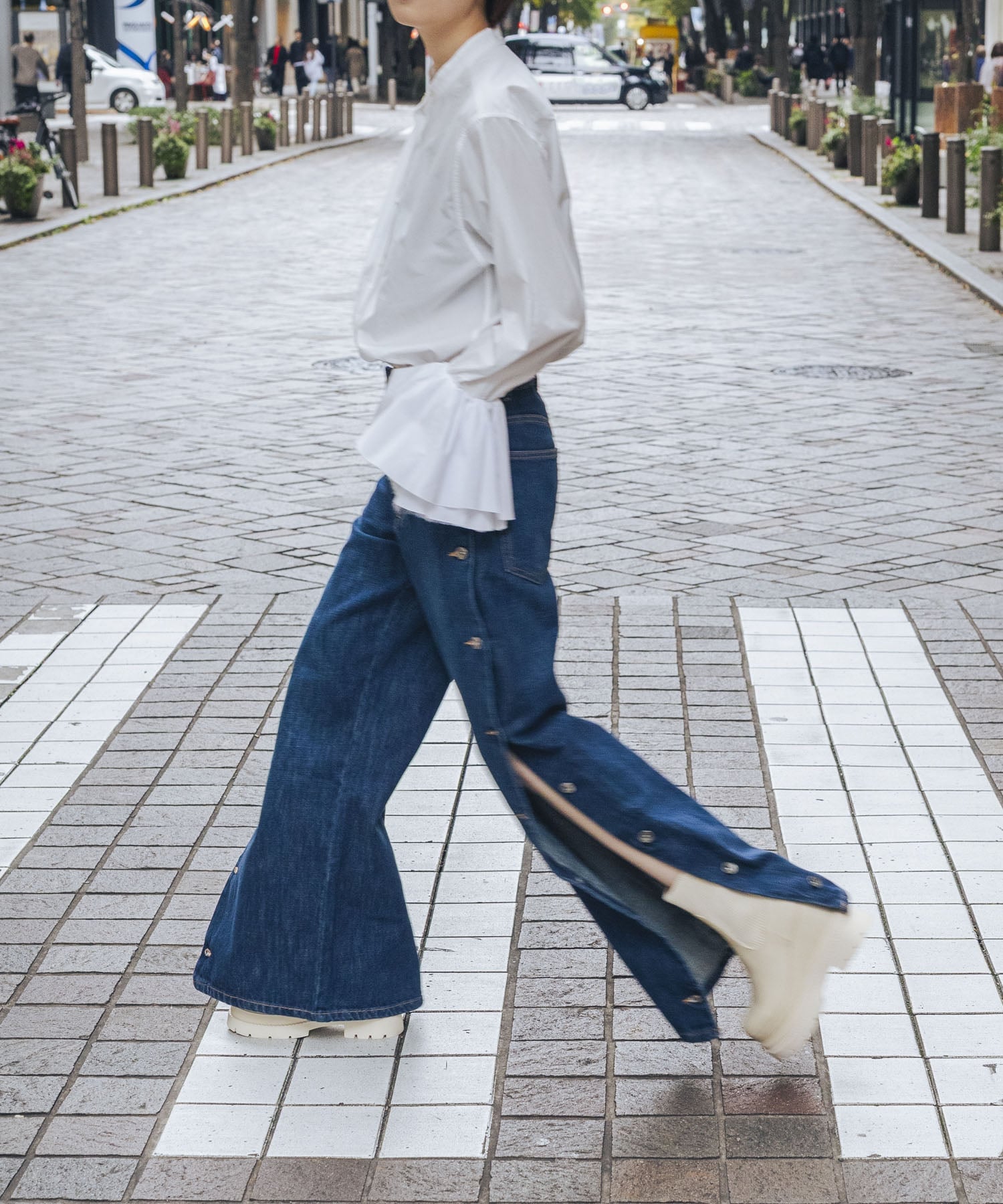 EVOL｜【ふかふか・クッション入り】11cmニットショートブーツ