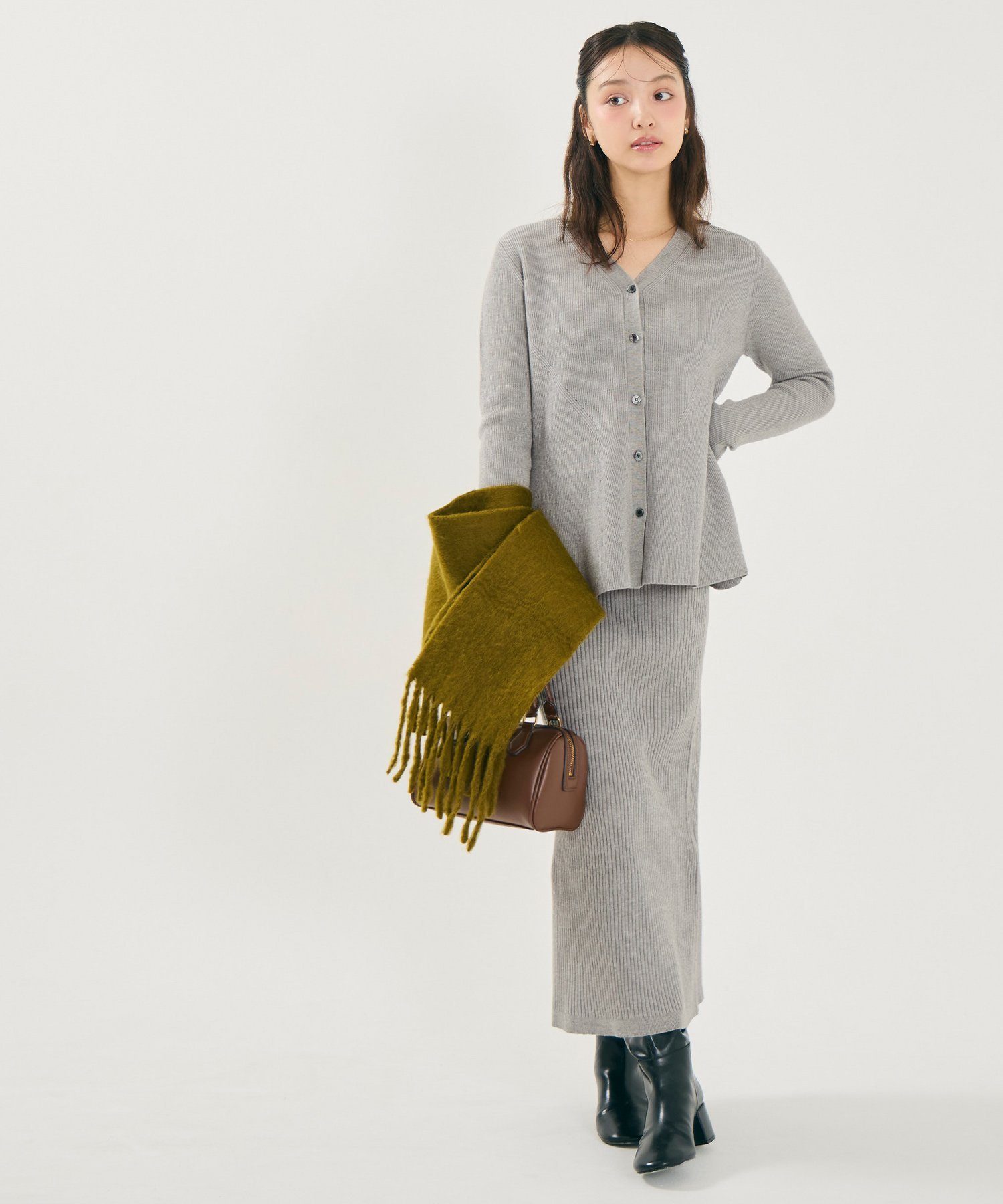 coca｜カーディガンスカートセットアップ | Rakuten Fashion(楽天