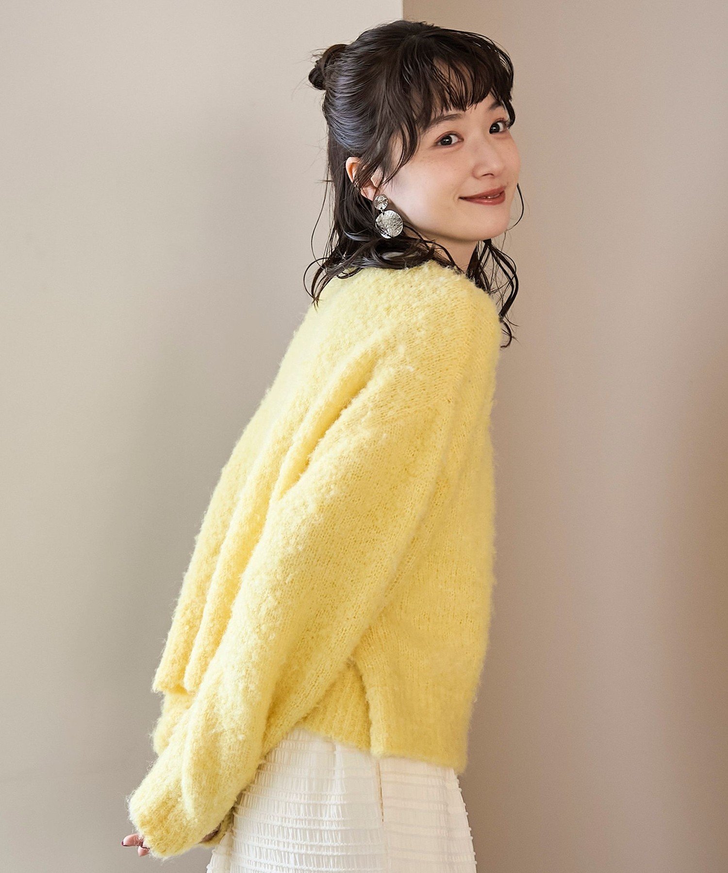 coen｜ブークレ 2way ミックスニットカーディガン【Youtube紹介