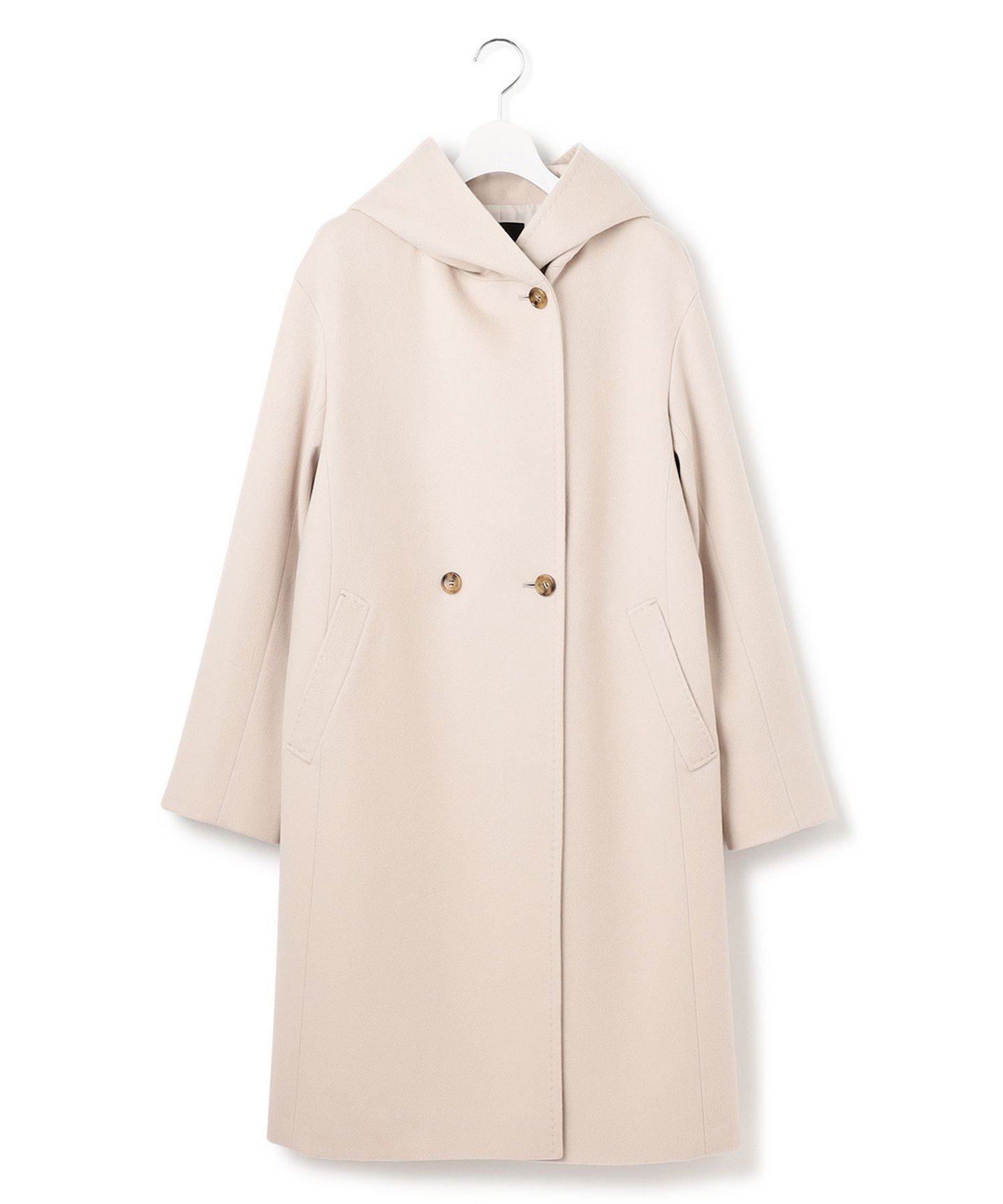 23区｜ウールカシミヤビーバー フーデット コート | Rakuten Fashion