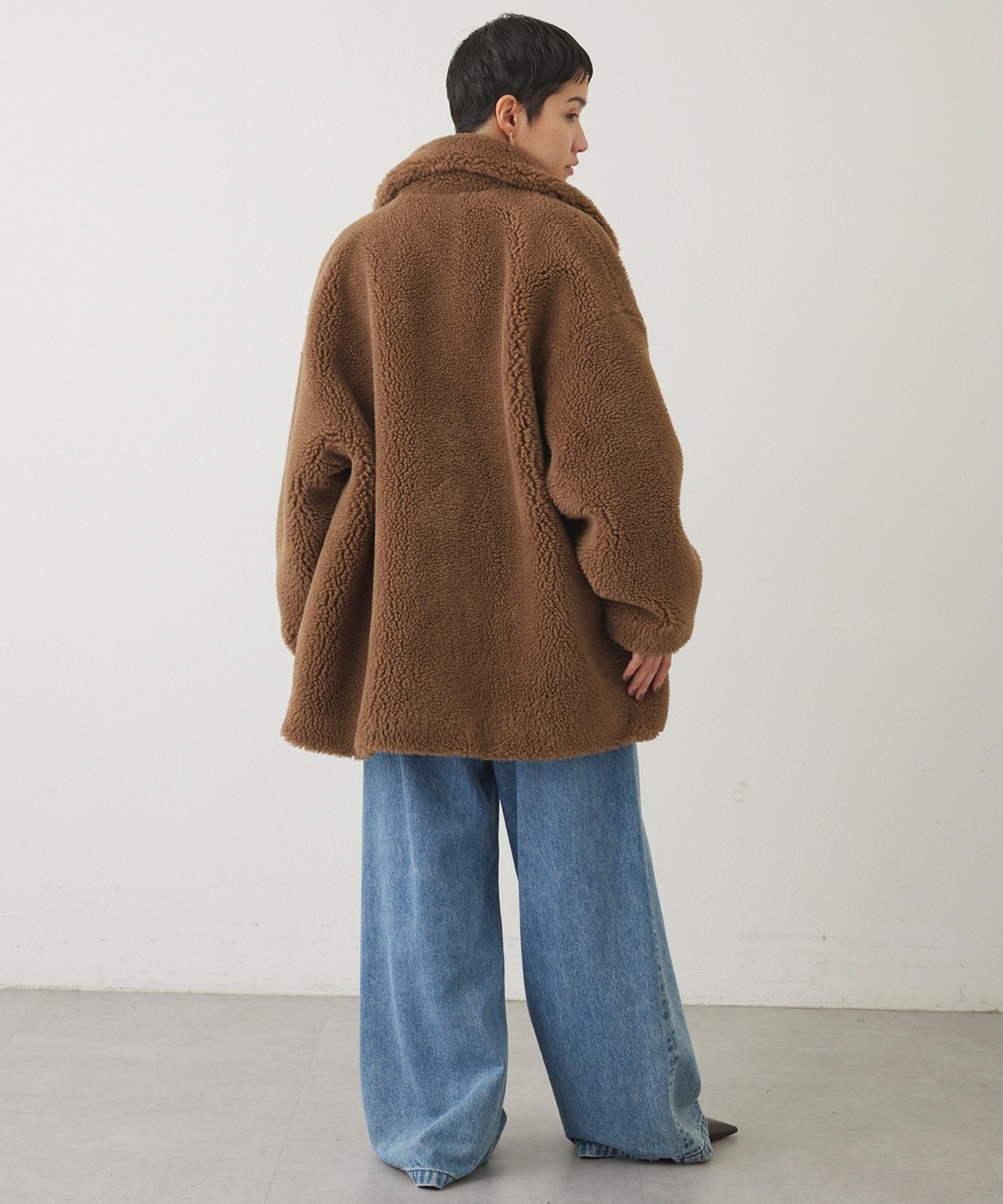 Whim Gazette｜【THE PAUSE】ボアダブルコート | Rakuten Fashion(楽天