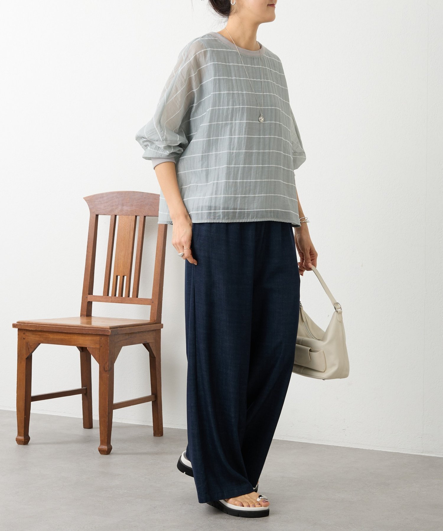 BEARDSLEY｜マルチウエストリブパンツ | Rakuten Fashion(楽天