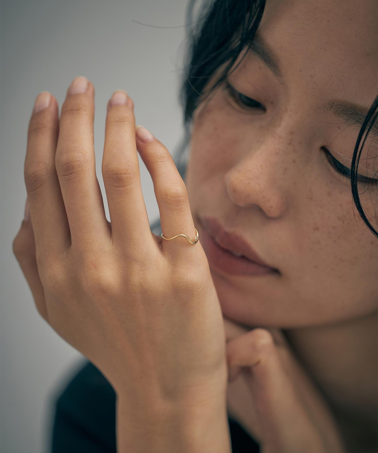 Jouete｜K10YG ピンキーリング ダイヤモンド | Rakuten Fashion(楽天