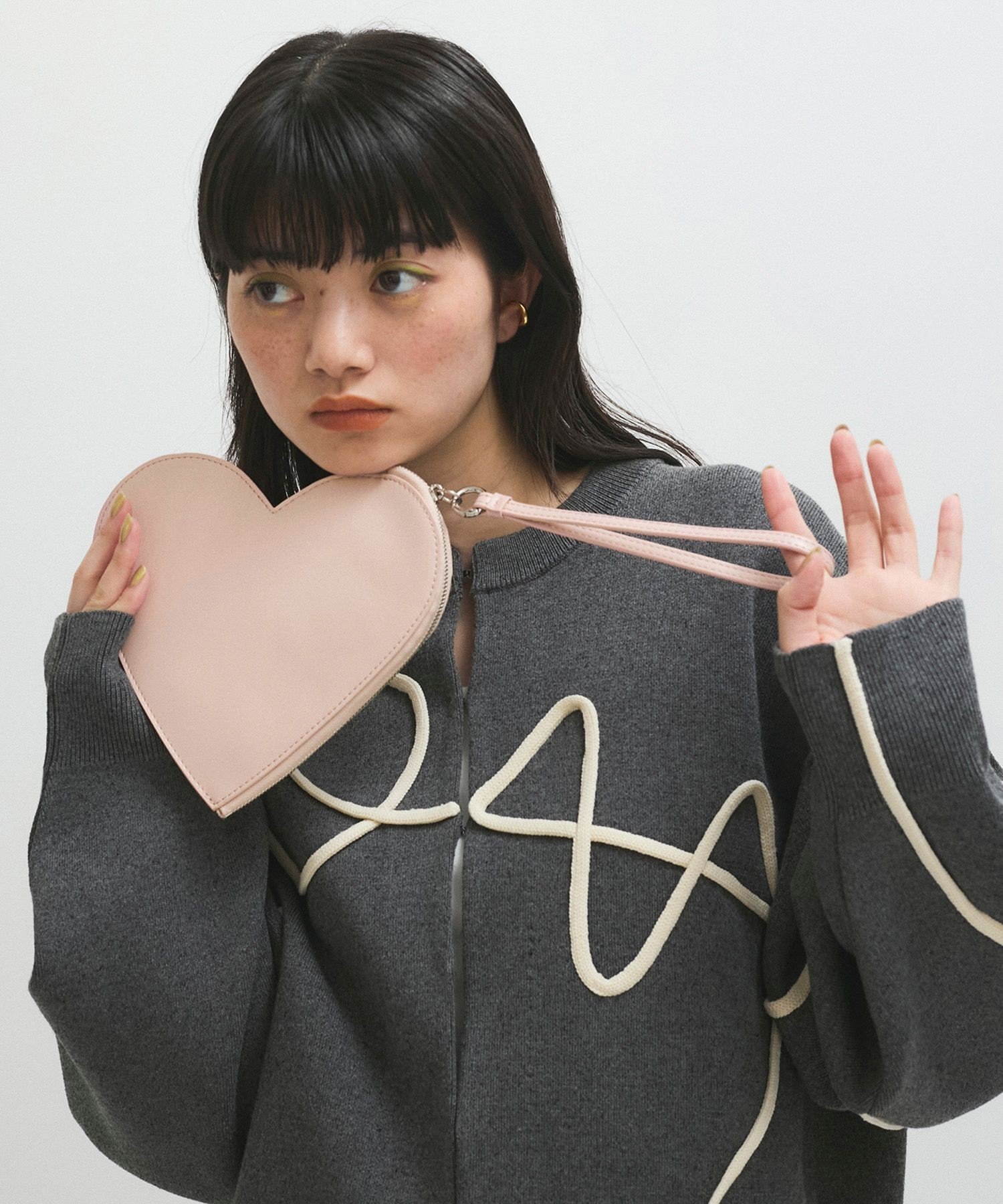 ADAM ET ROPE'｜【JANE SMITH(ジェーンスミス)】COW LEATHER HEART KEY